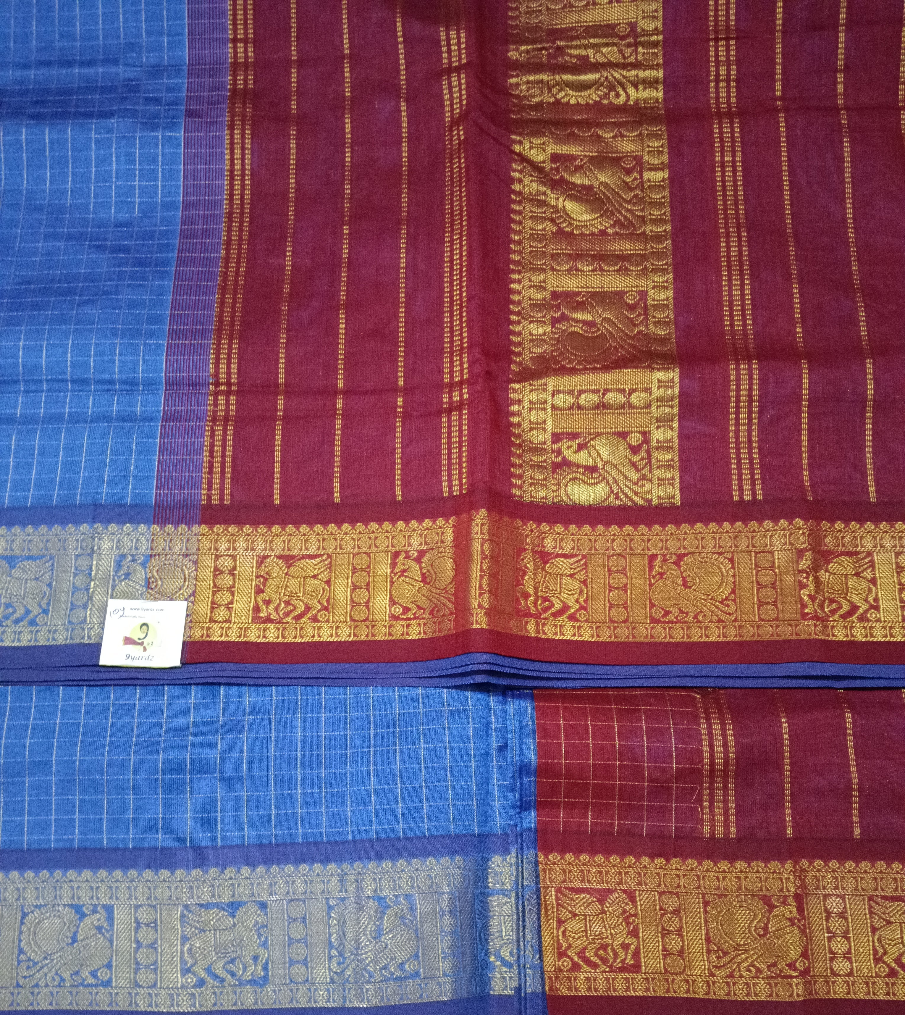 Semi Silk cotton Madisar 10yards