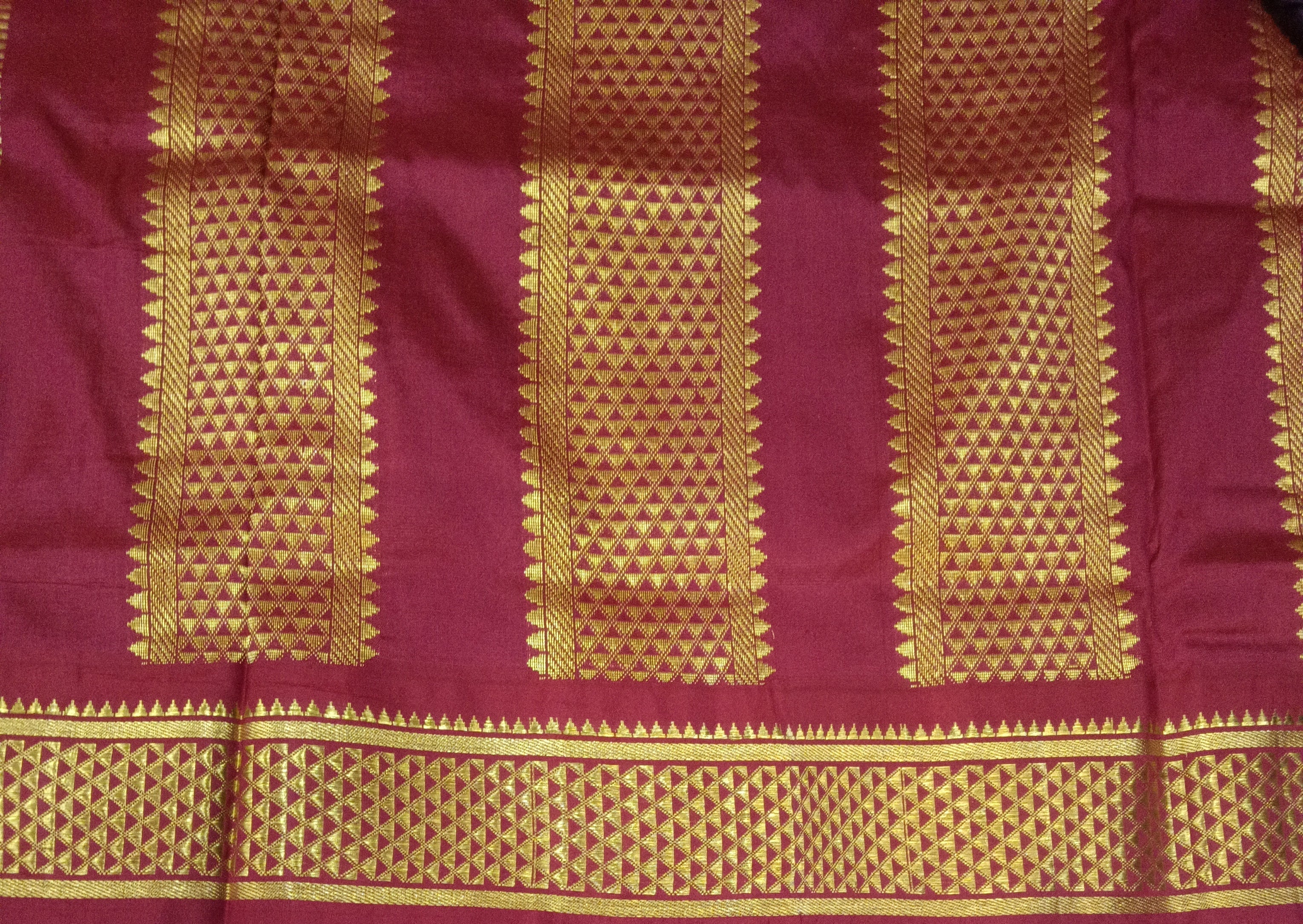 Pure silk madisar 10.5yards