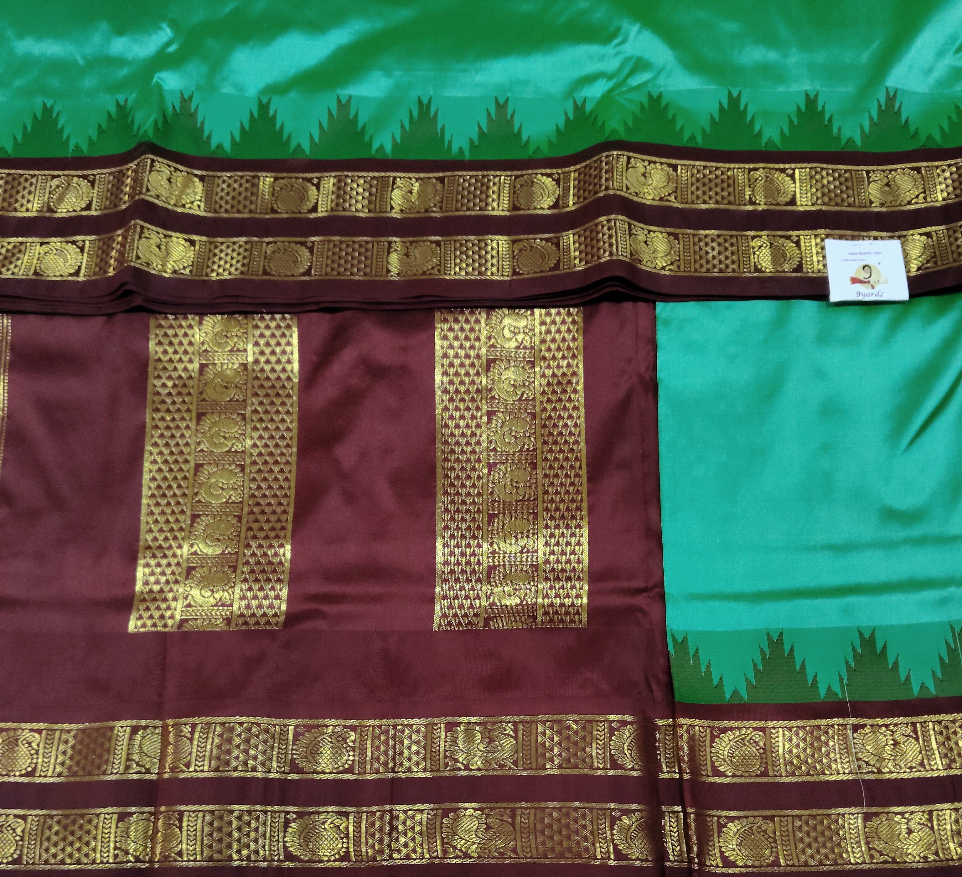 Pure silk 10.25yardz