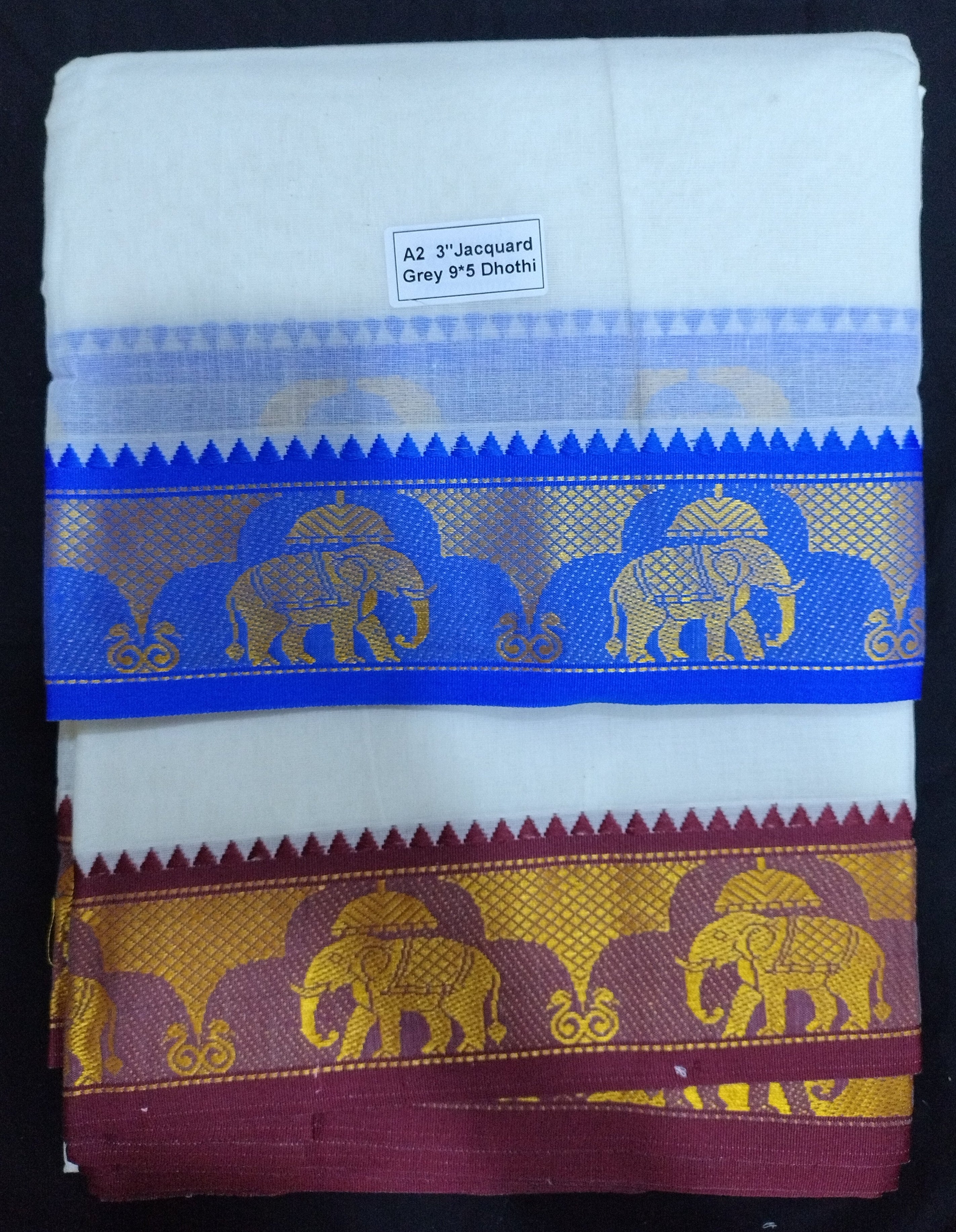 Cotton Dhothi Unbleached 9*5