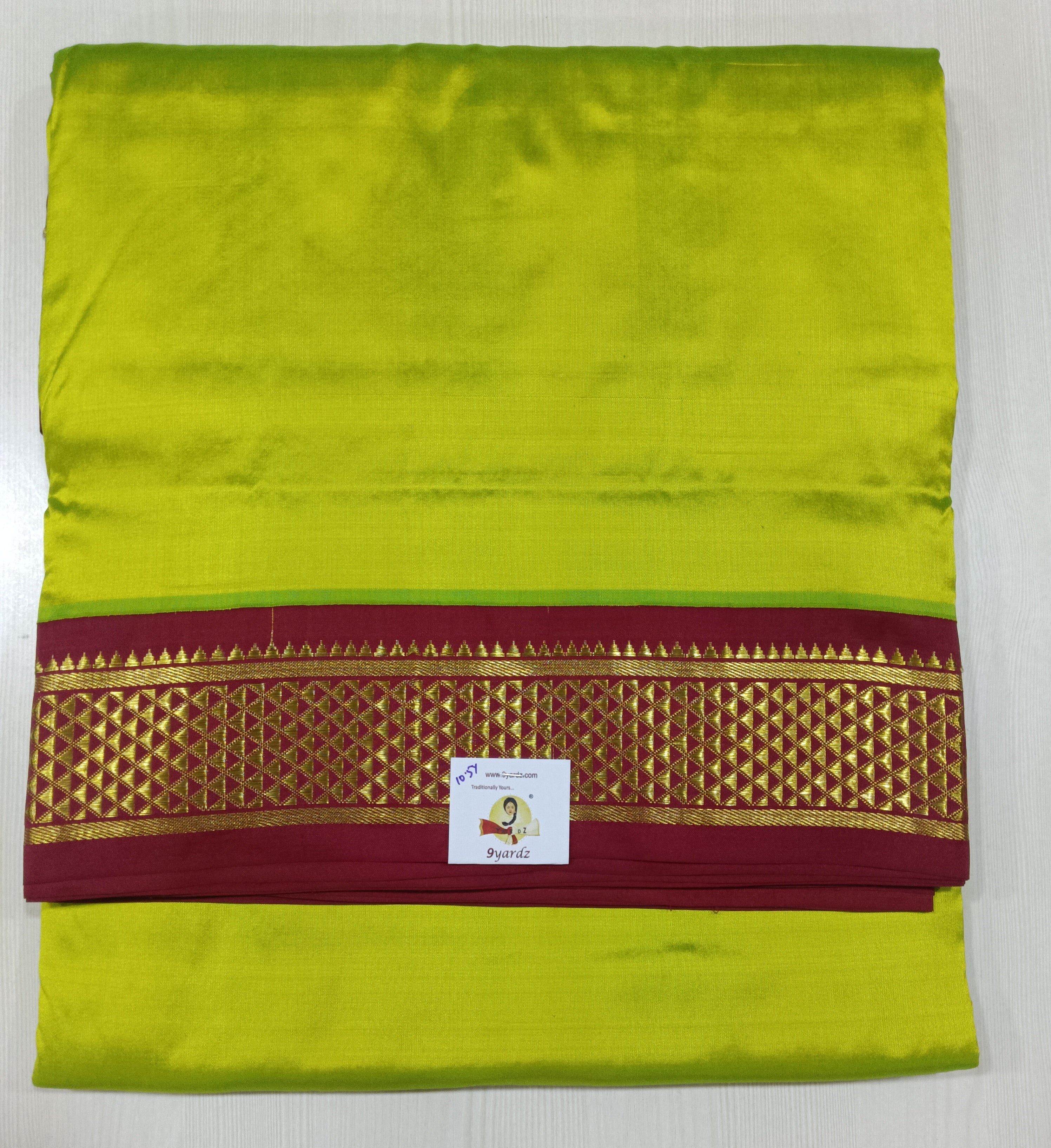 Pure silk madisar 10.5yards