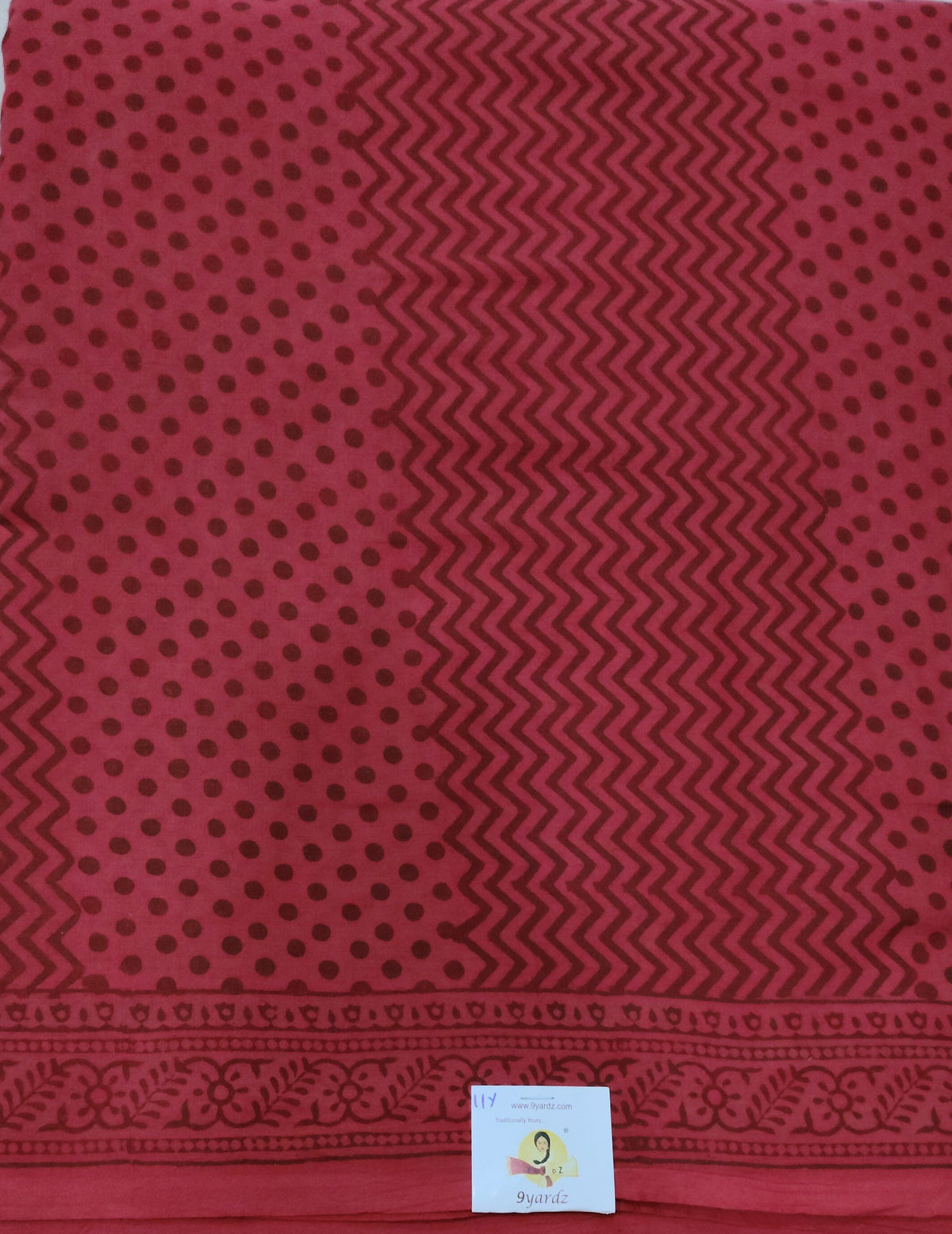 Baag/soft cotton Madisar 11 yards
