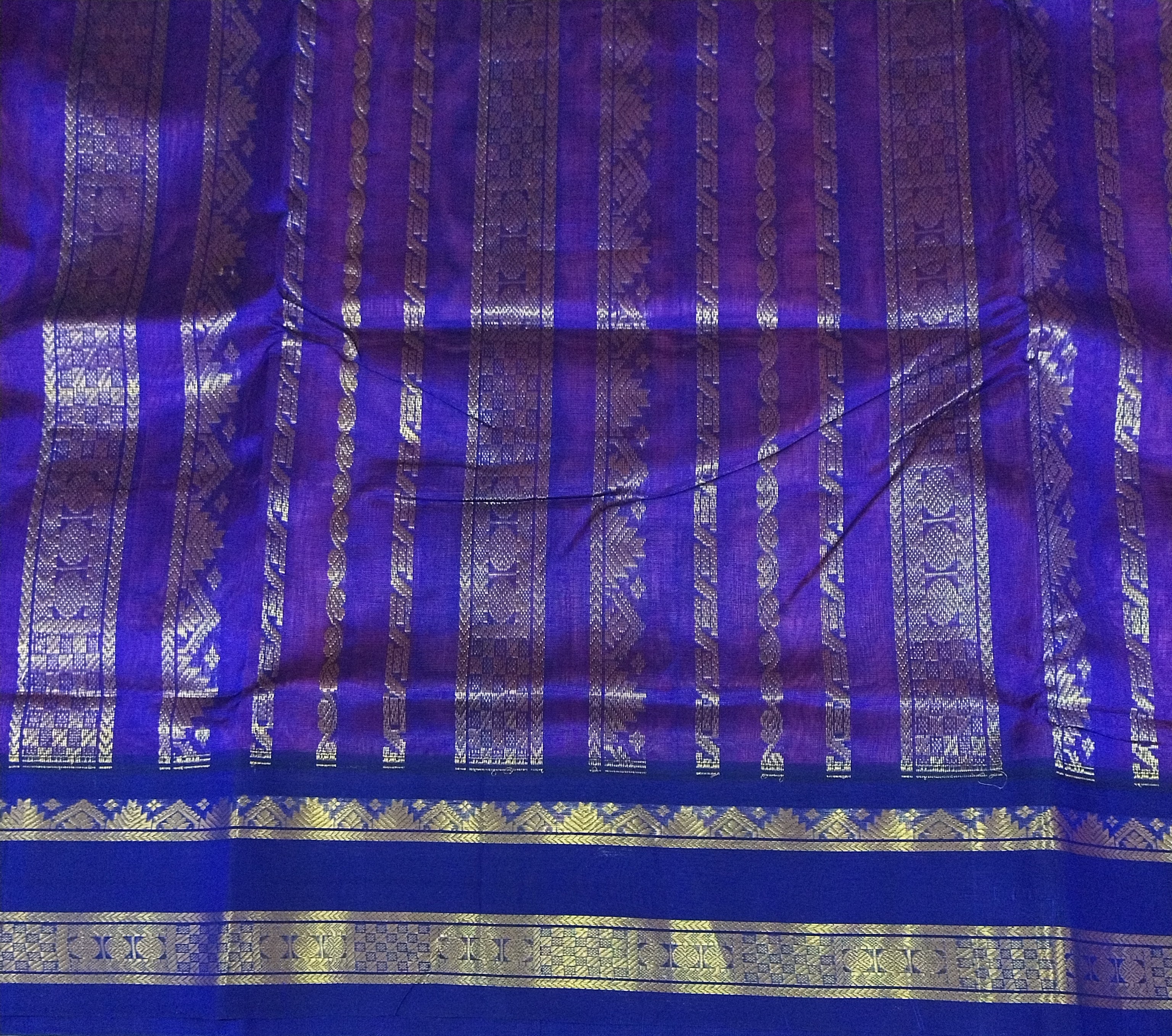 Pure silk cotton -Korvai 10yards madisar