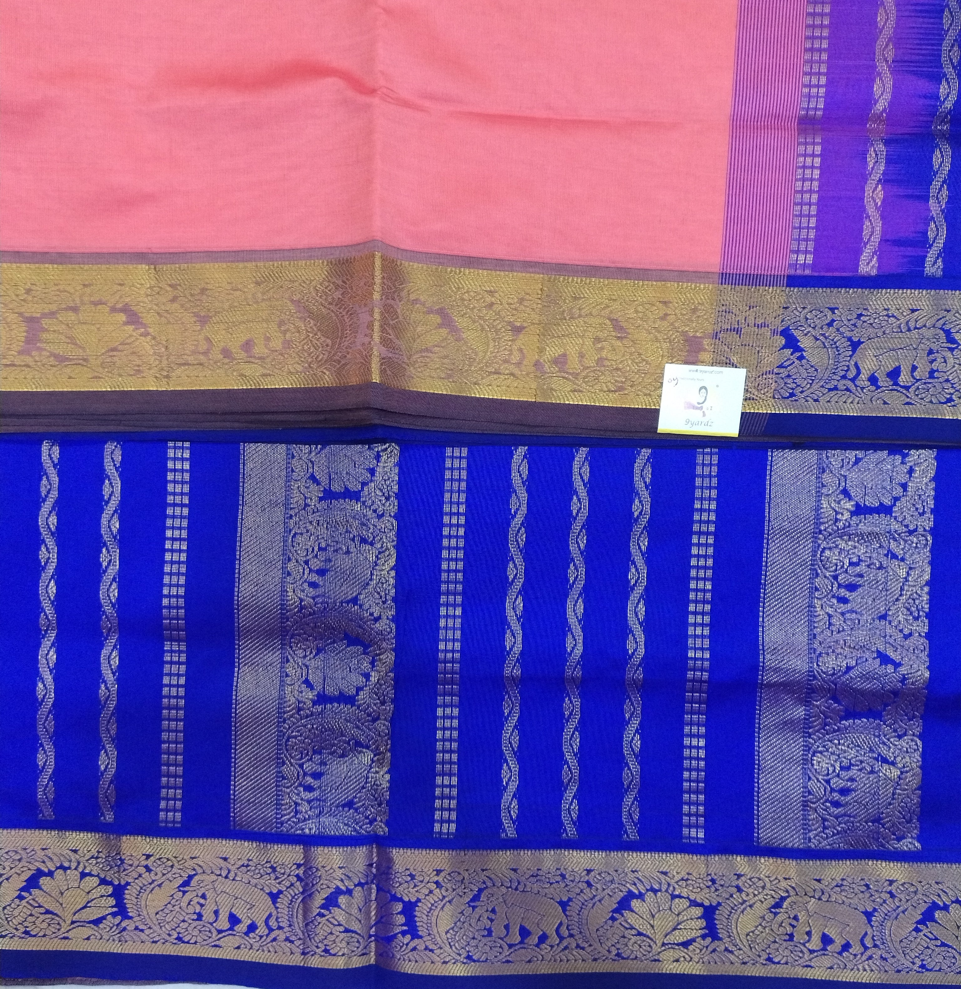 Semi silk Plain 6Yards