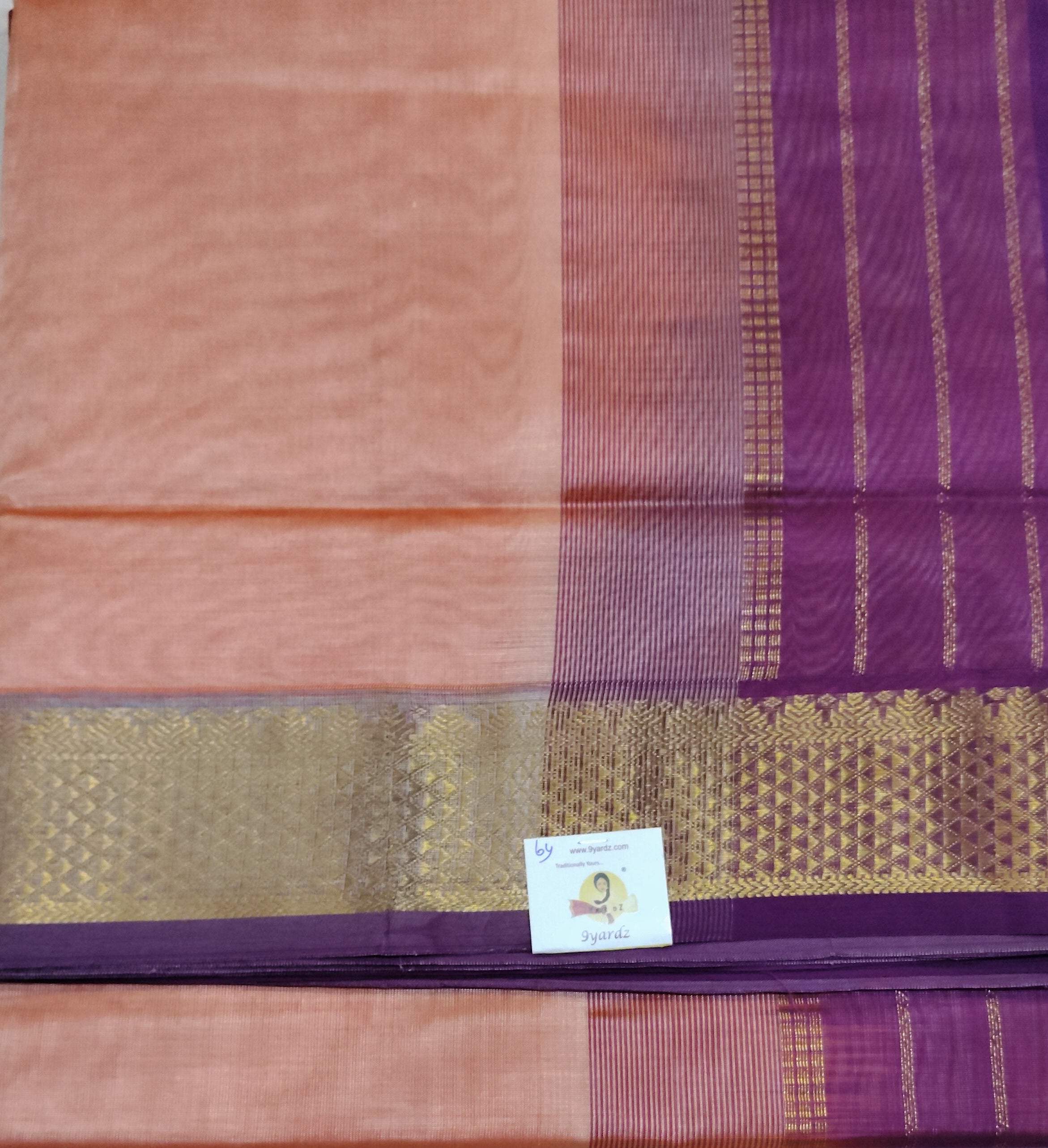 Pure silk cotton 6 yards