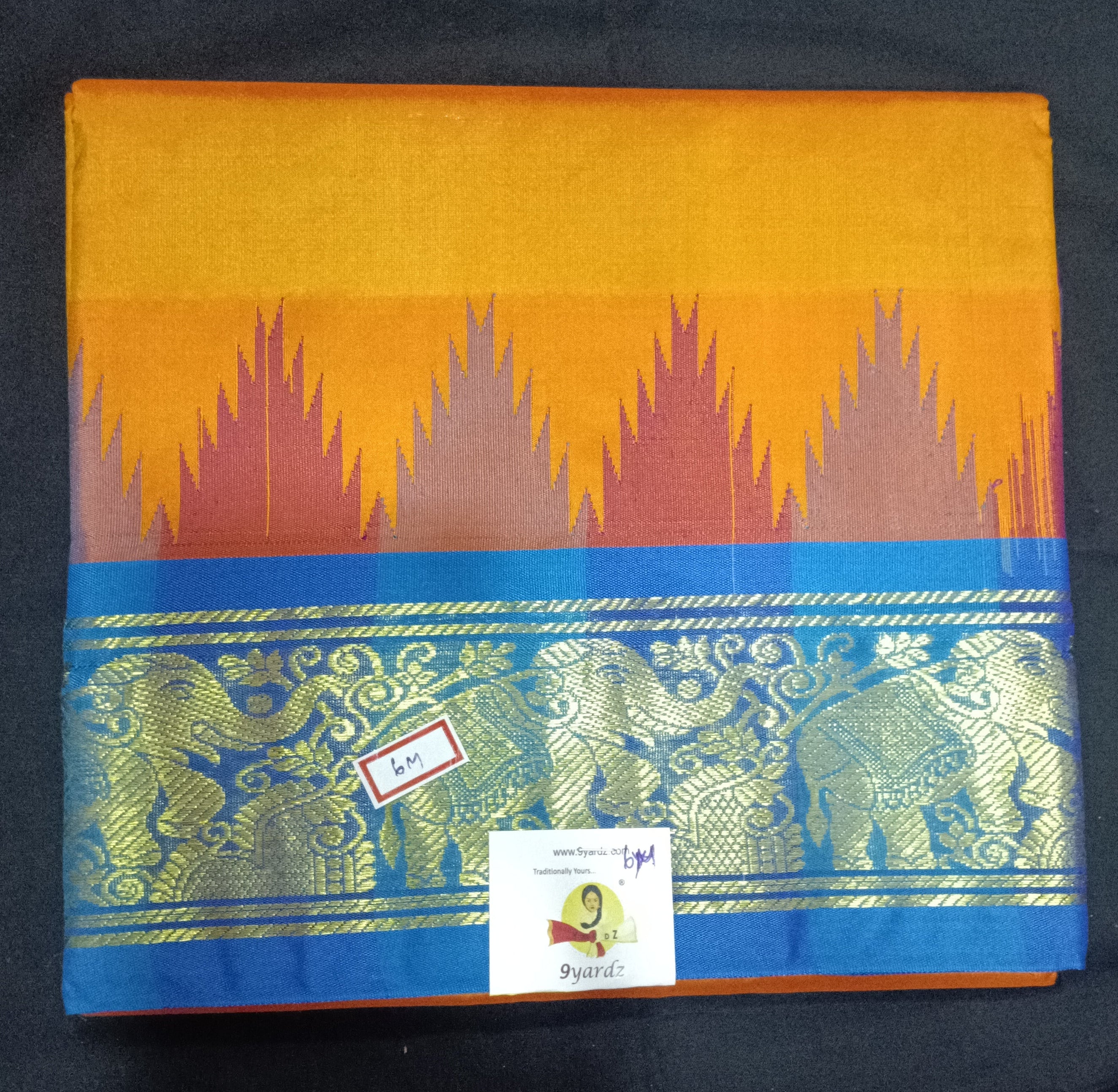 Pure silk Dhoti 6muzham Thalambhu