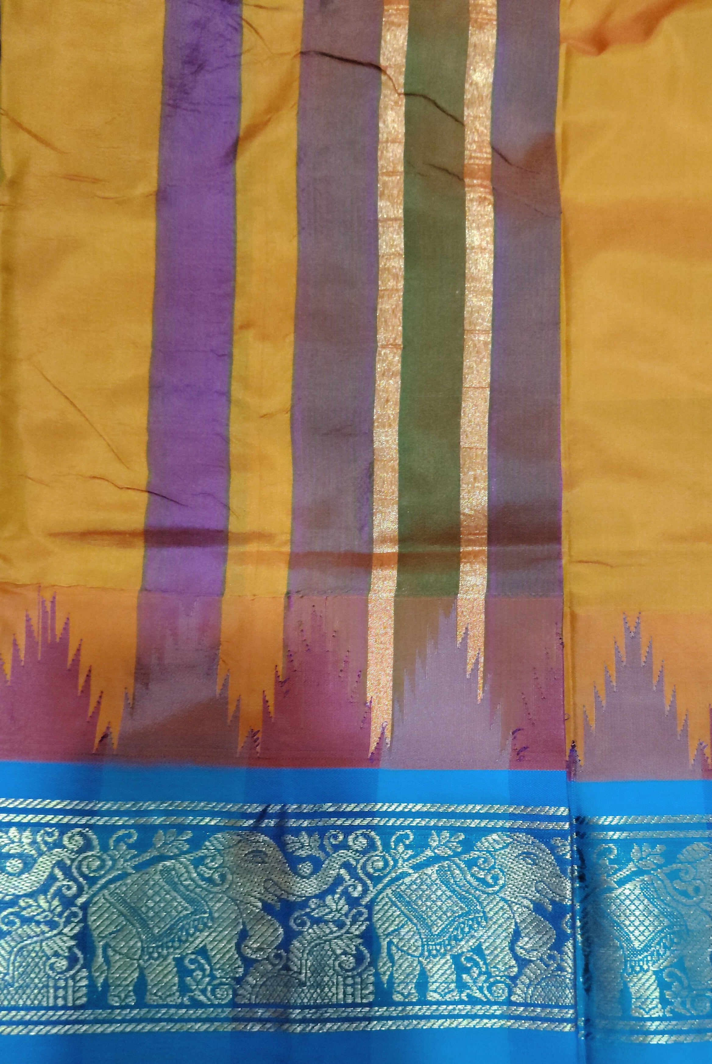 Pure silk Dhoti 5muzham Thalambhu