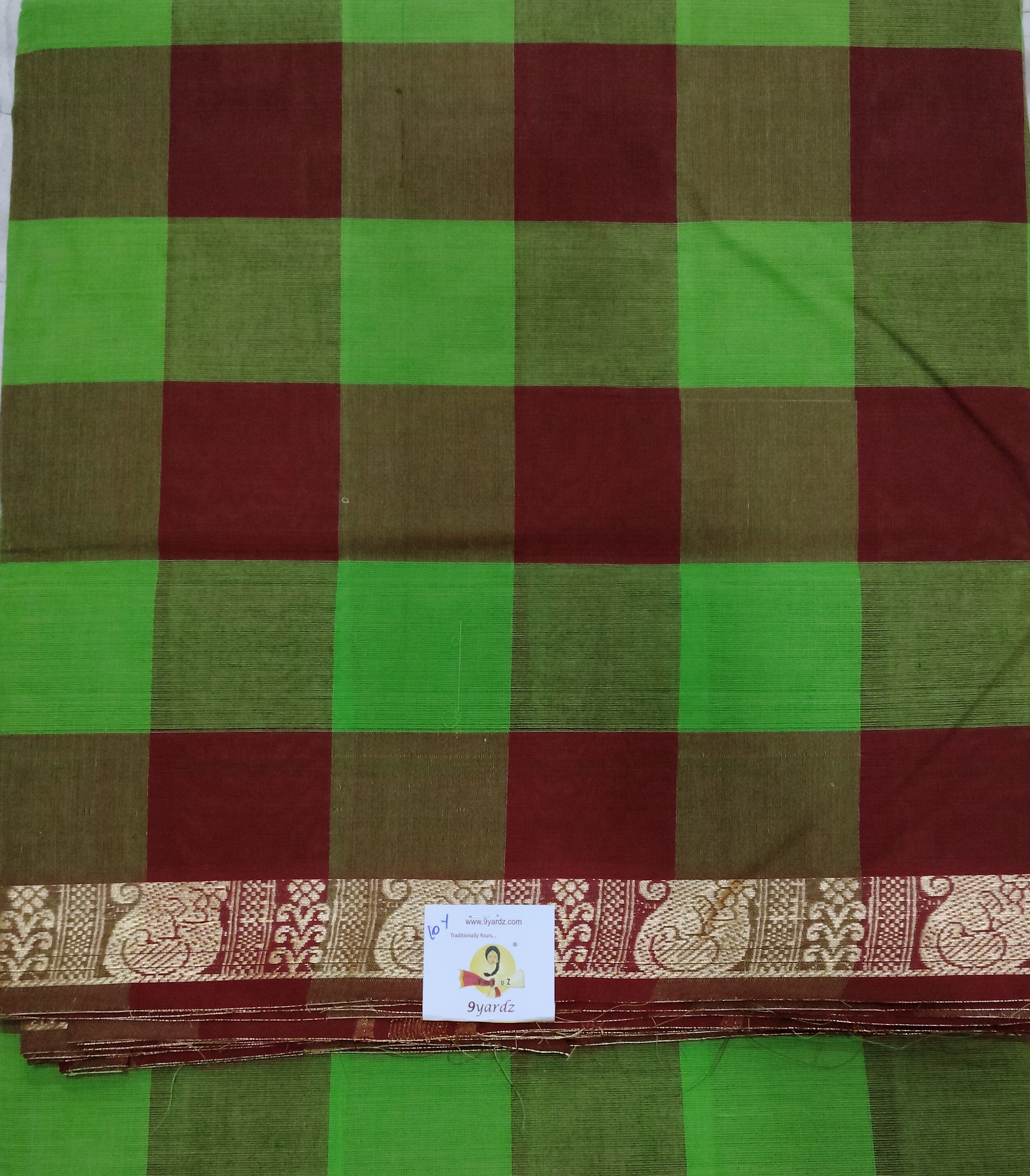 Chettinadu / Karaikudi cotton 10. yards madisar