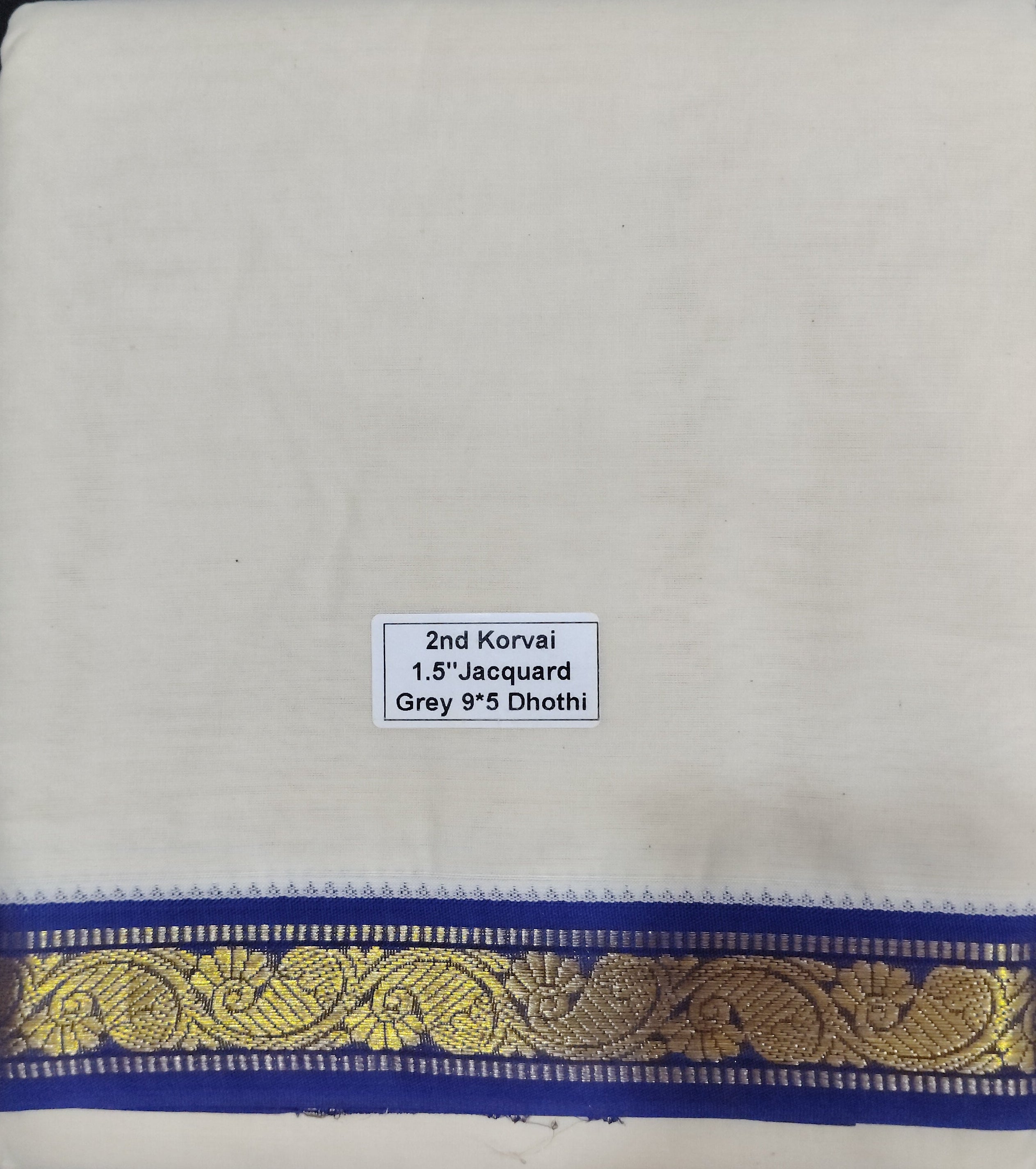 Pure cotton Muhurtham dhoti 9*5
