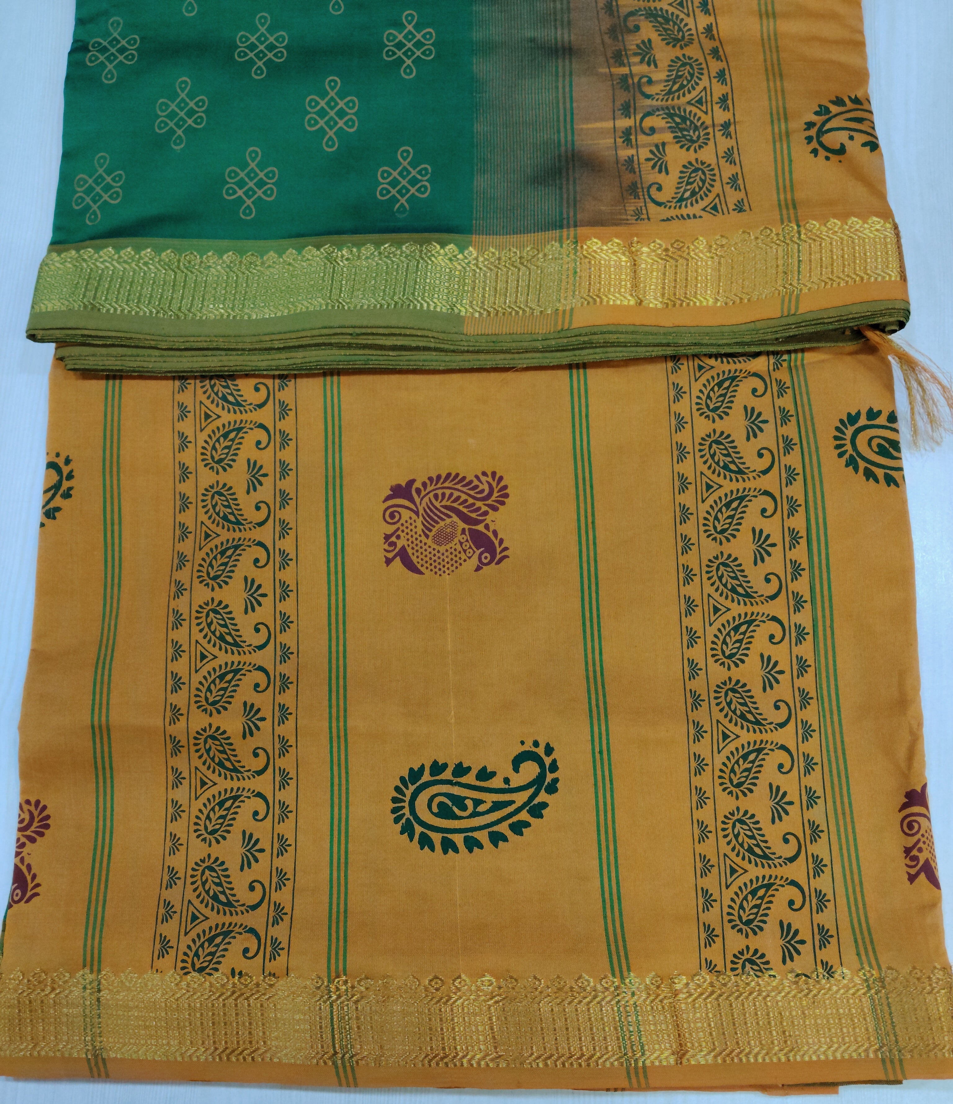 Semi Silk cotton printed Madisar