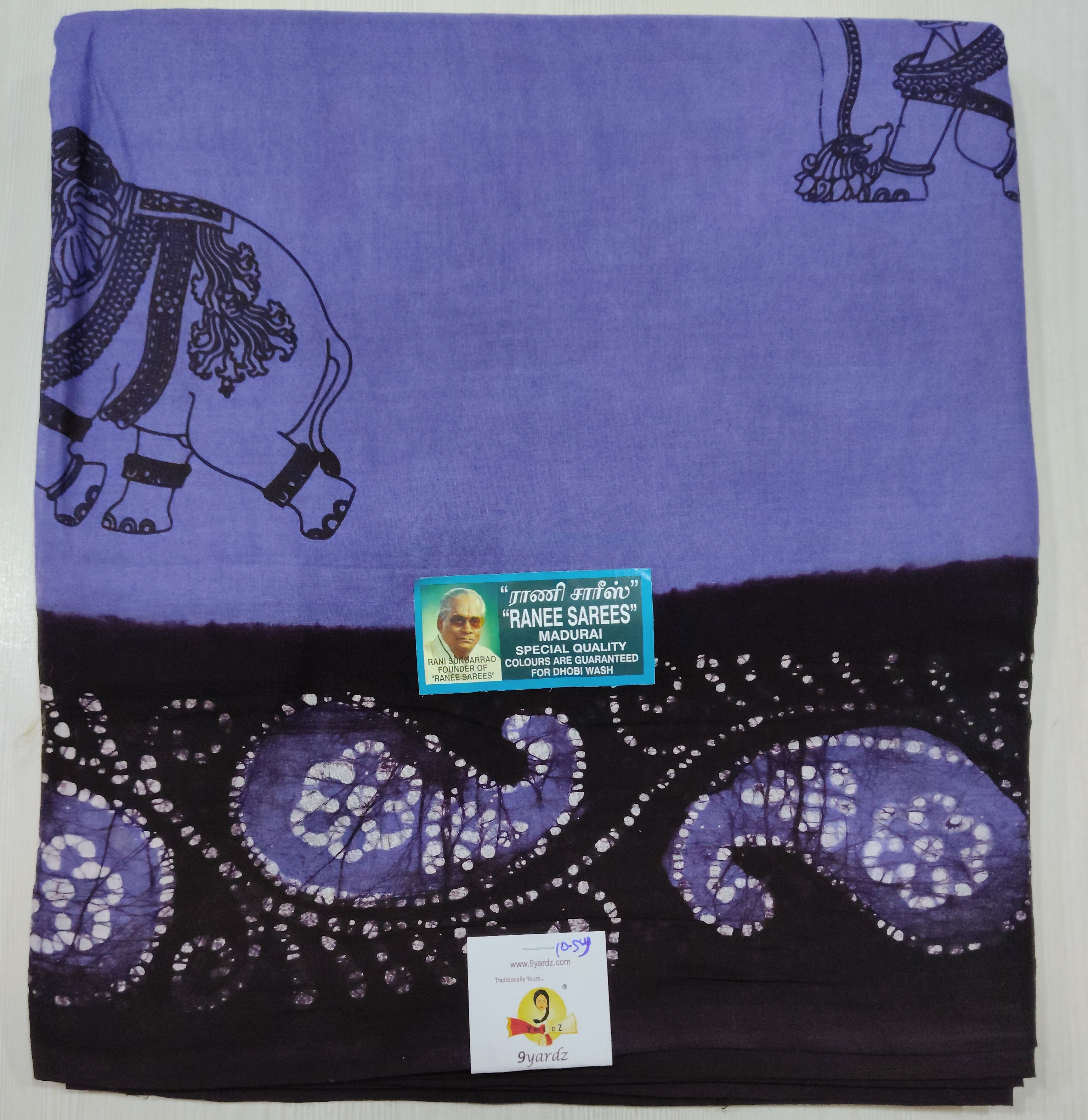 Ranee voyal saree 10.5yardz(9.5mtrs)