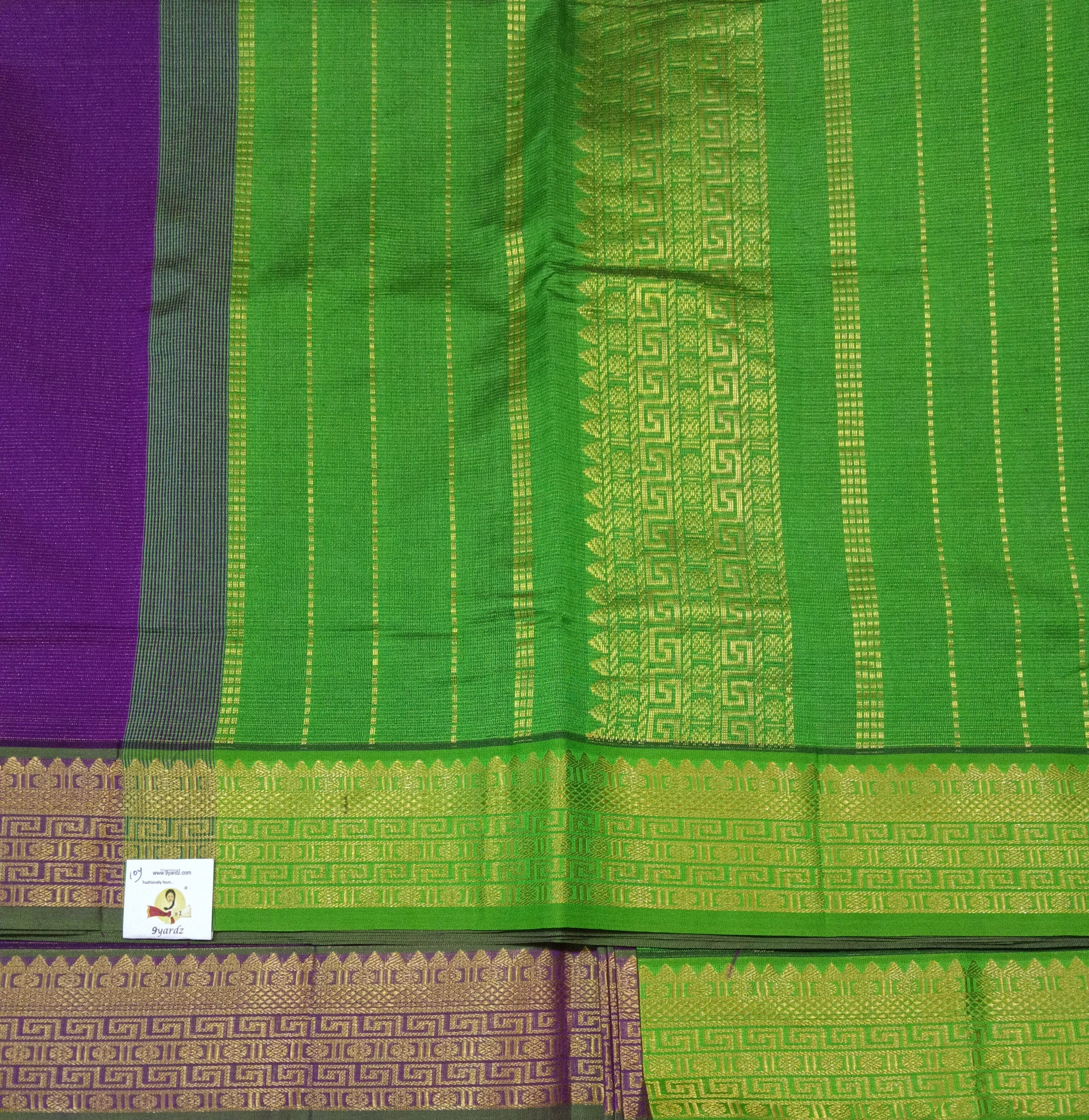 Semi Silk cotton vairavoosi Madisar 10yards
