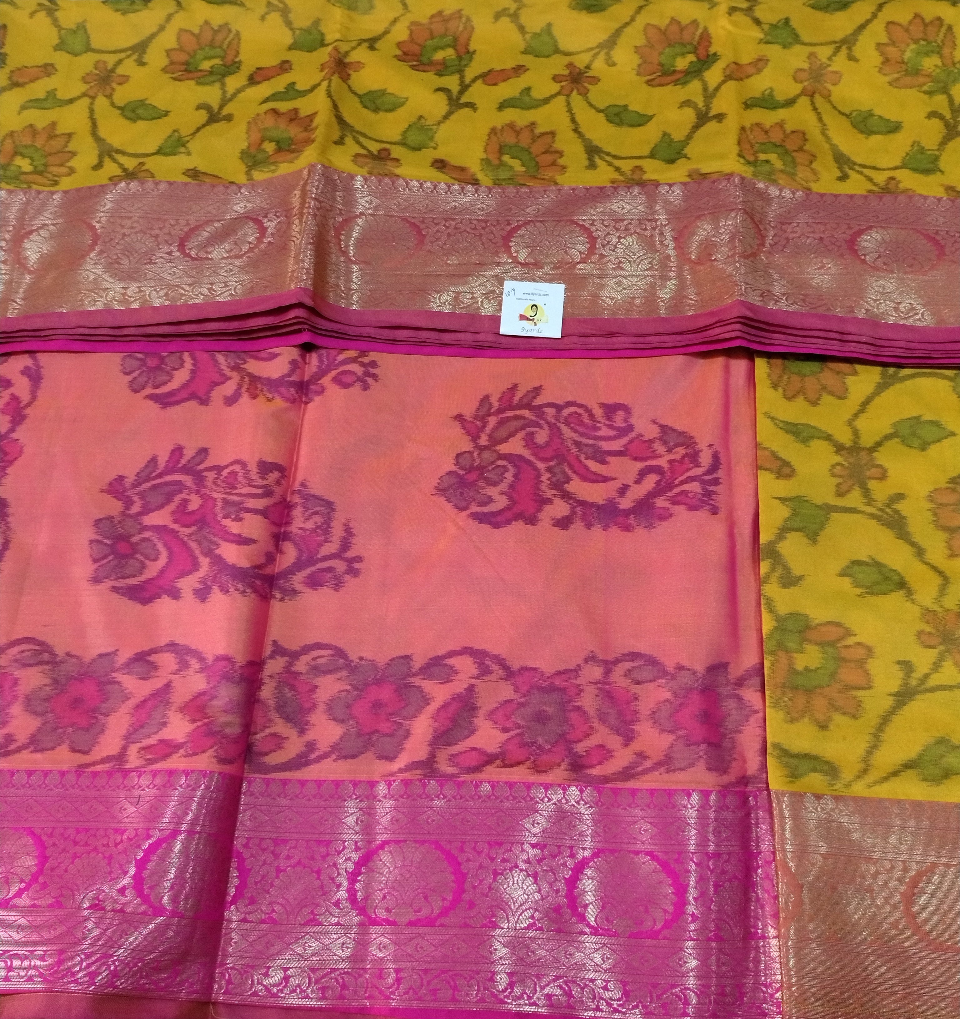 Ikkat semi silk madisar