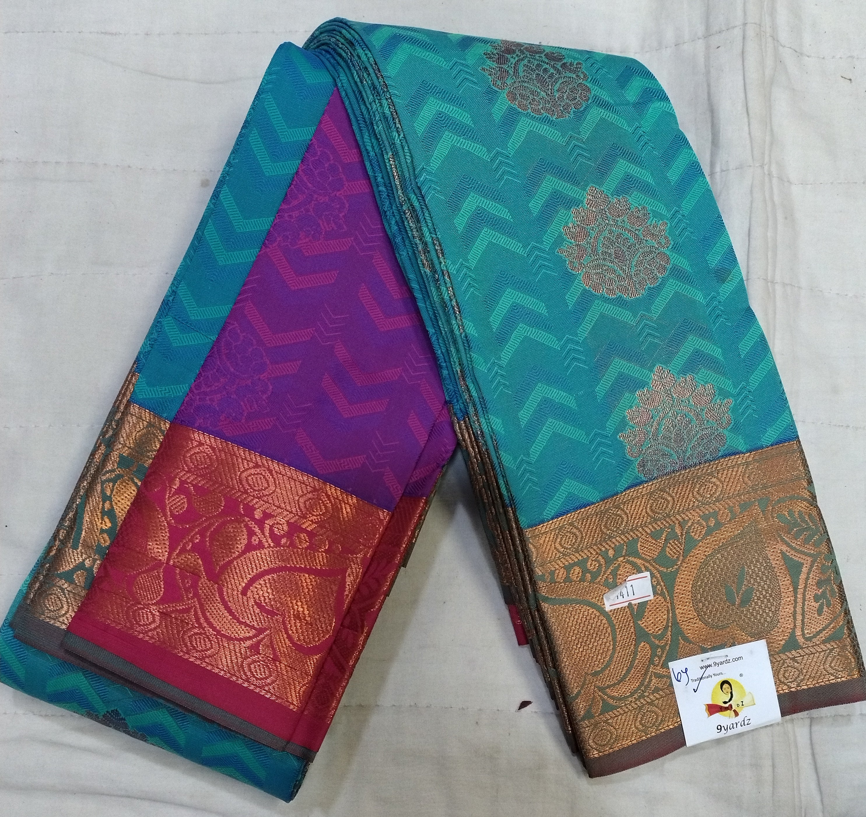 Art silk 6yardz sarees