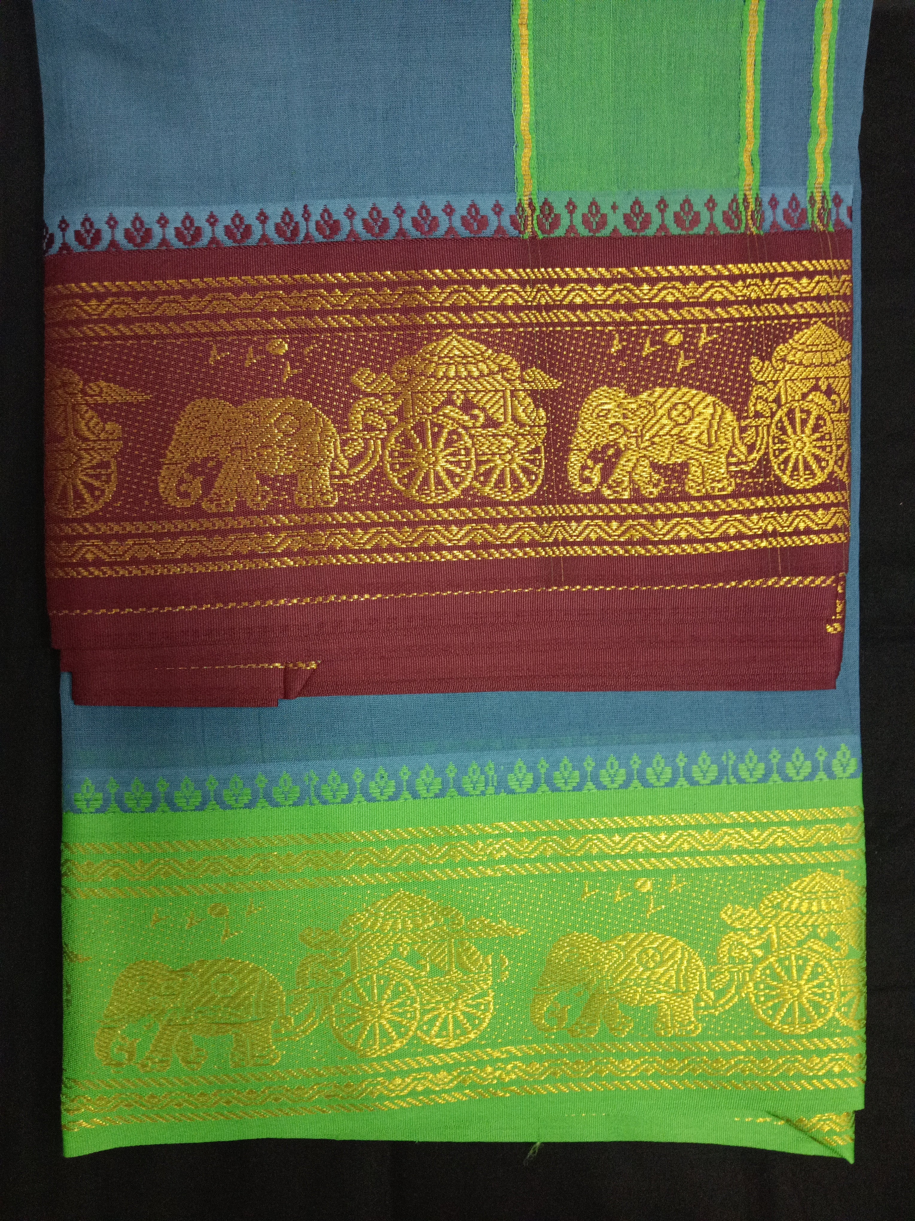 Cotton Colour  Dhothi 9*5
