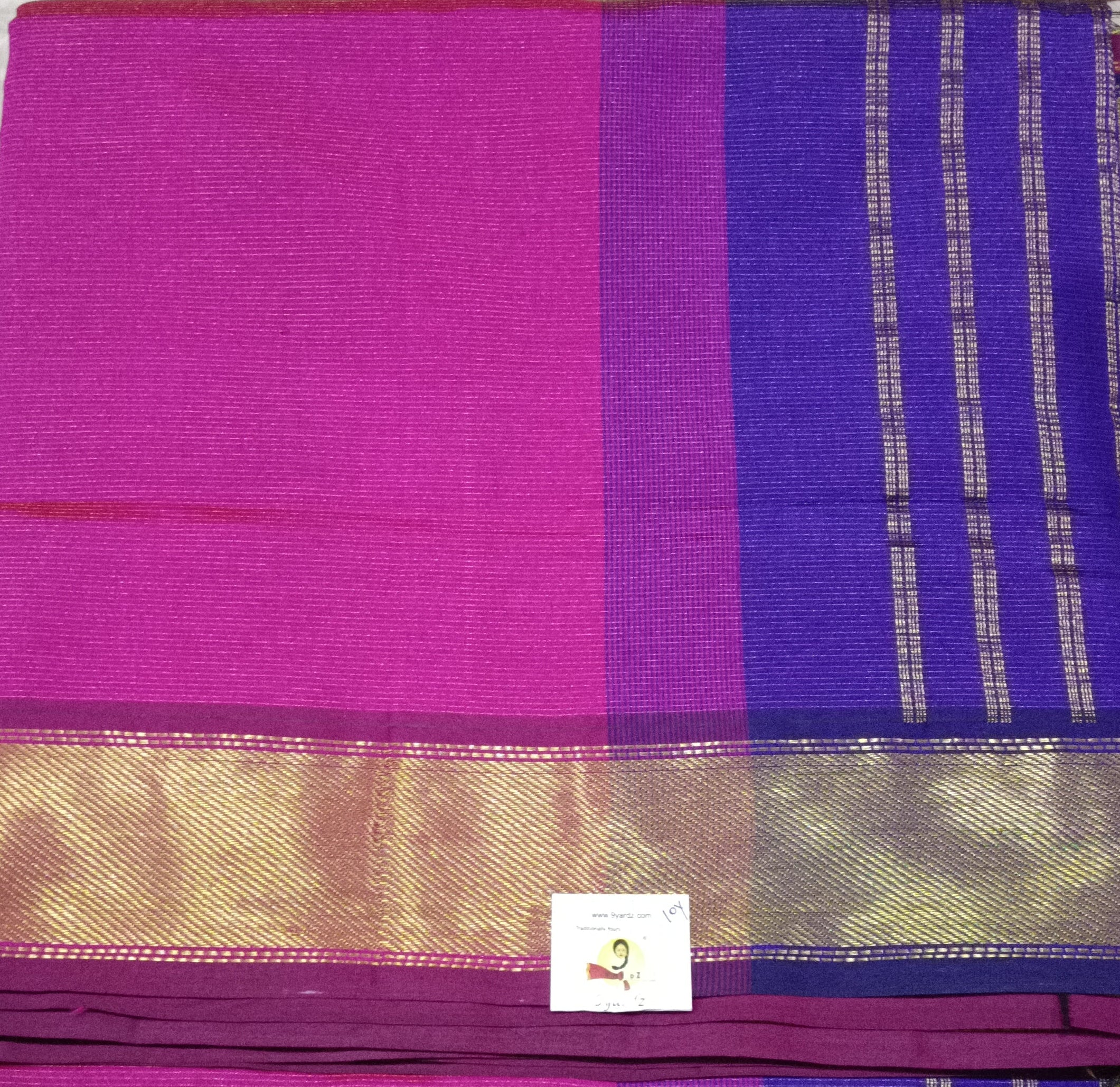 Semi Silk cotton vairavoosi Madisar 10yards