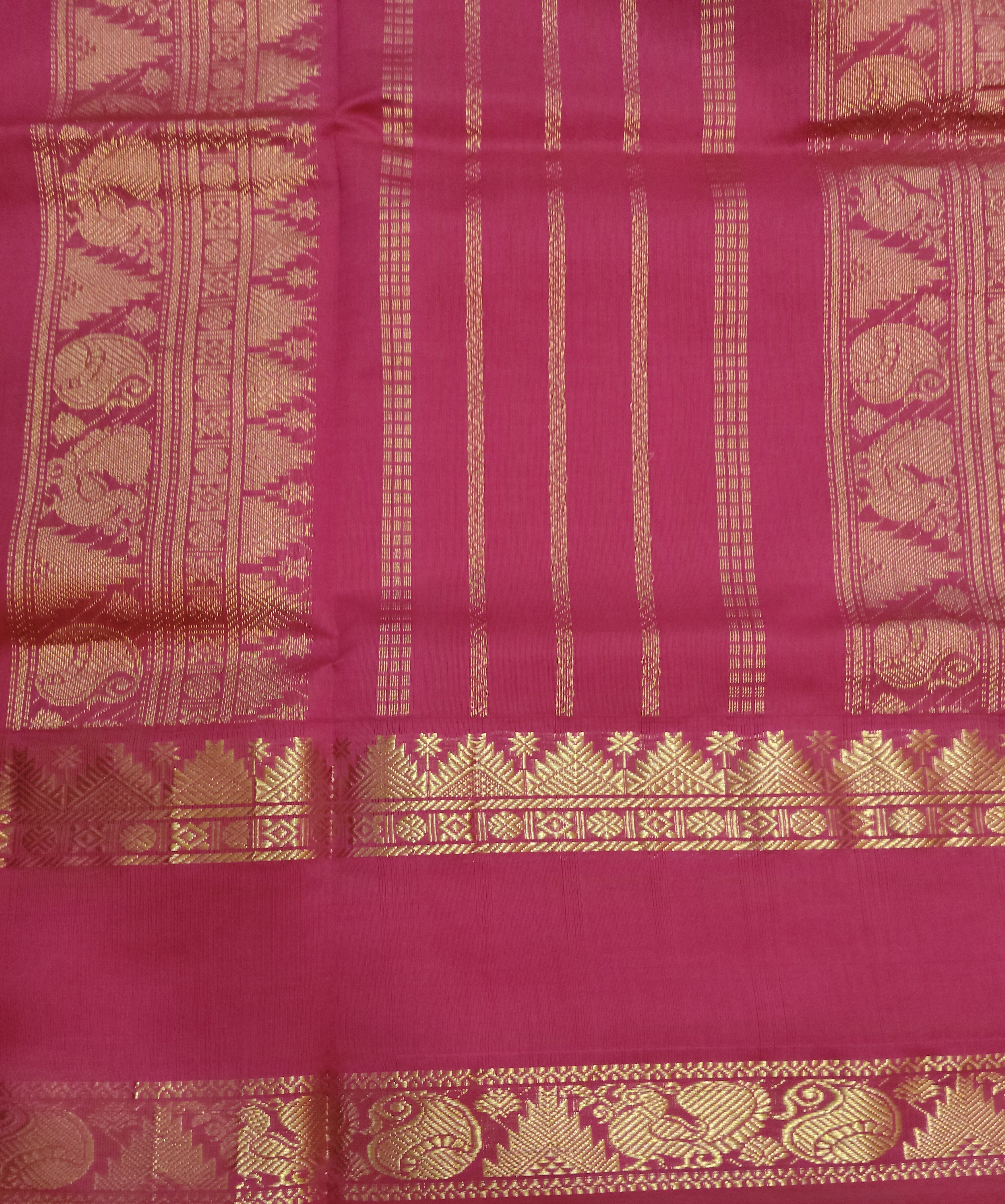 Semi silk Plain 6Yards