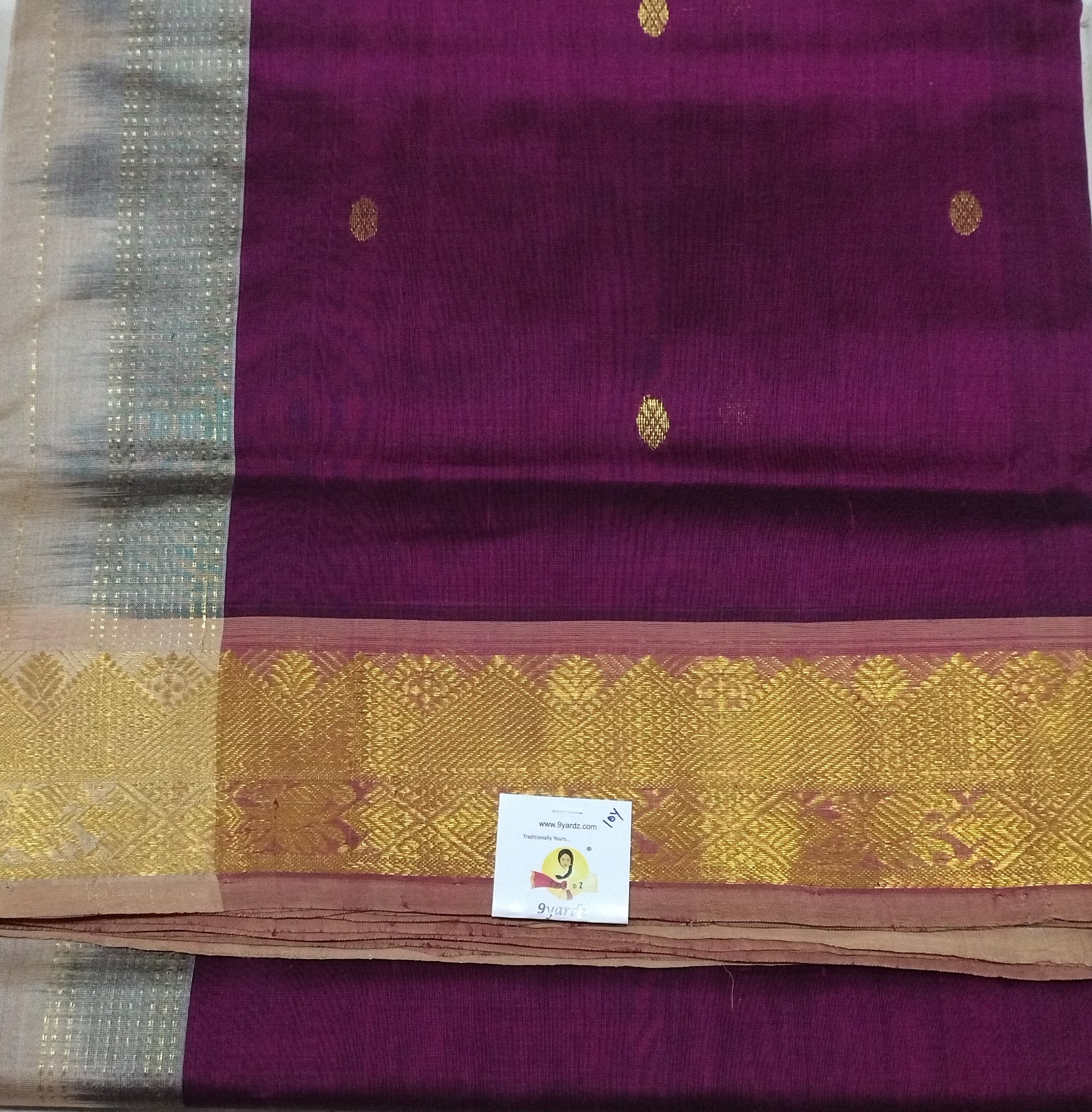 Pure silk cotton Butta 10yards madisar