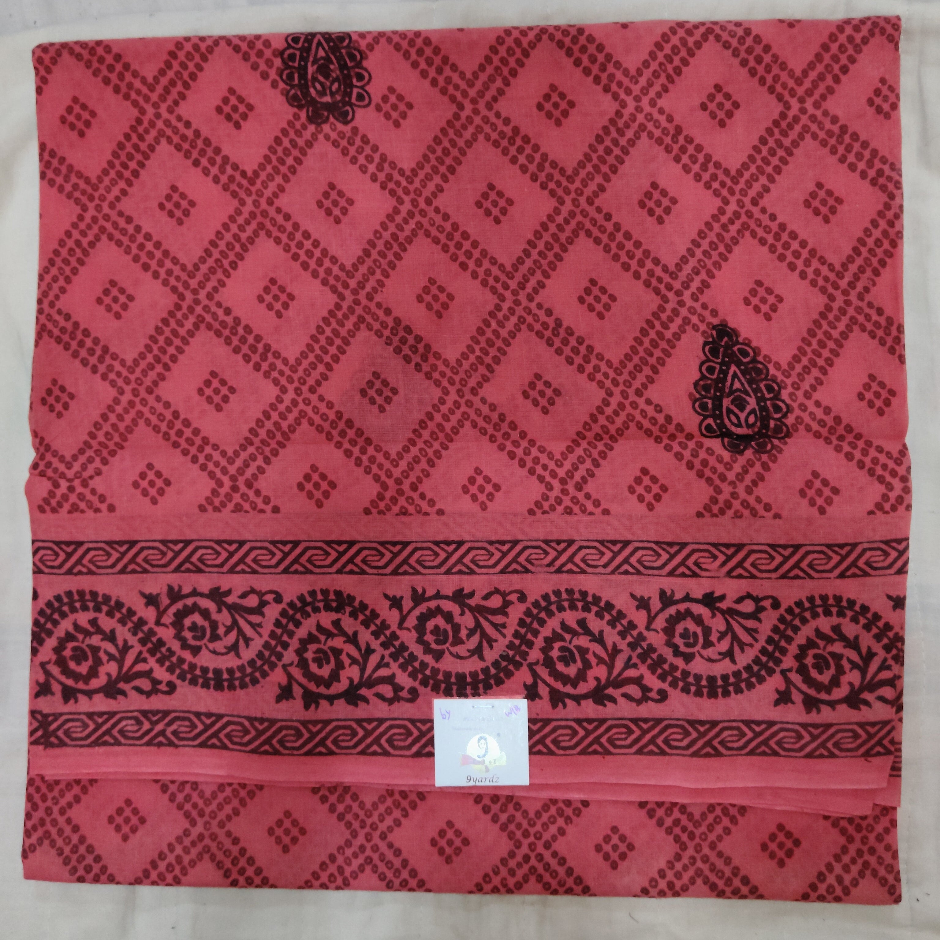 Sungudi cotton 6 yards