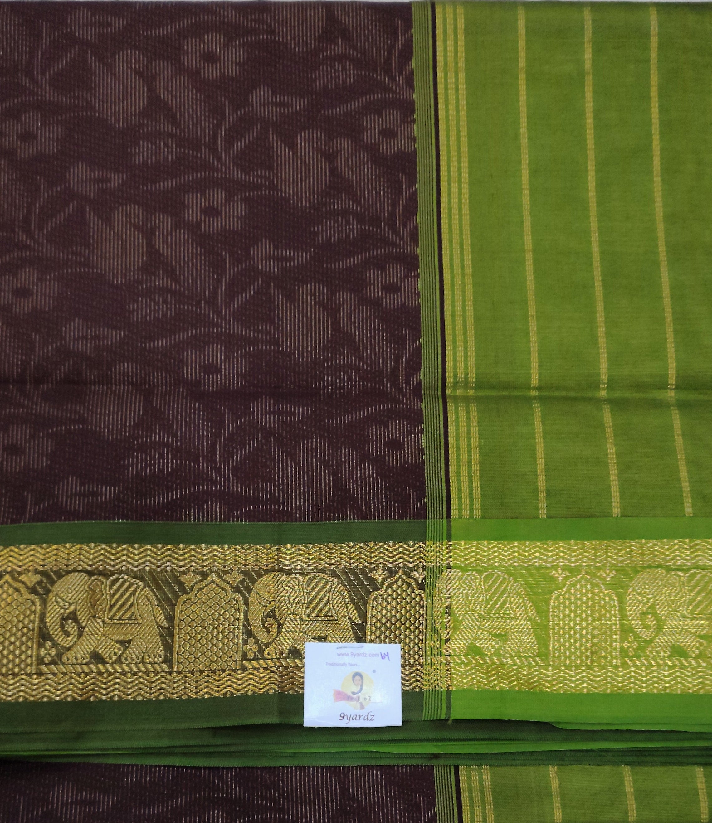 Semi silk Plain 6Yards