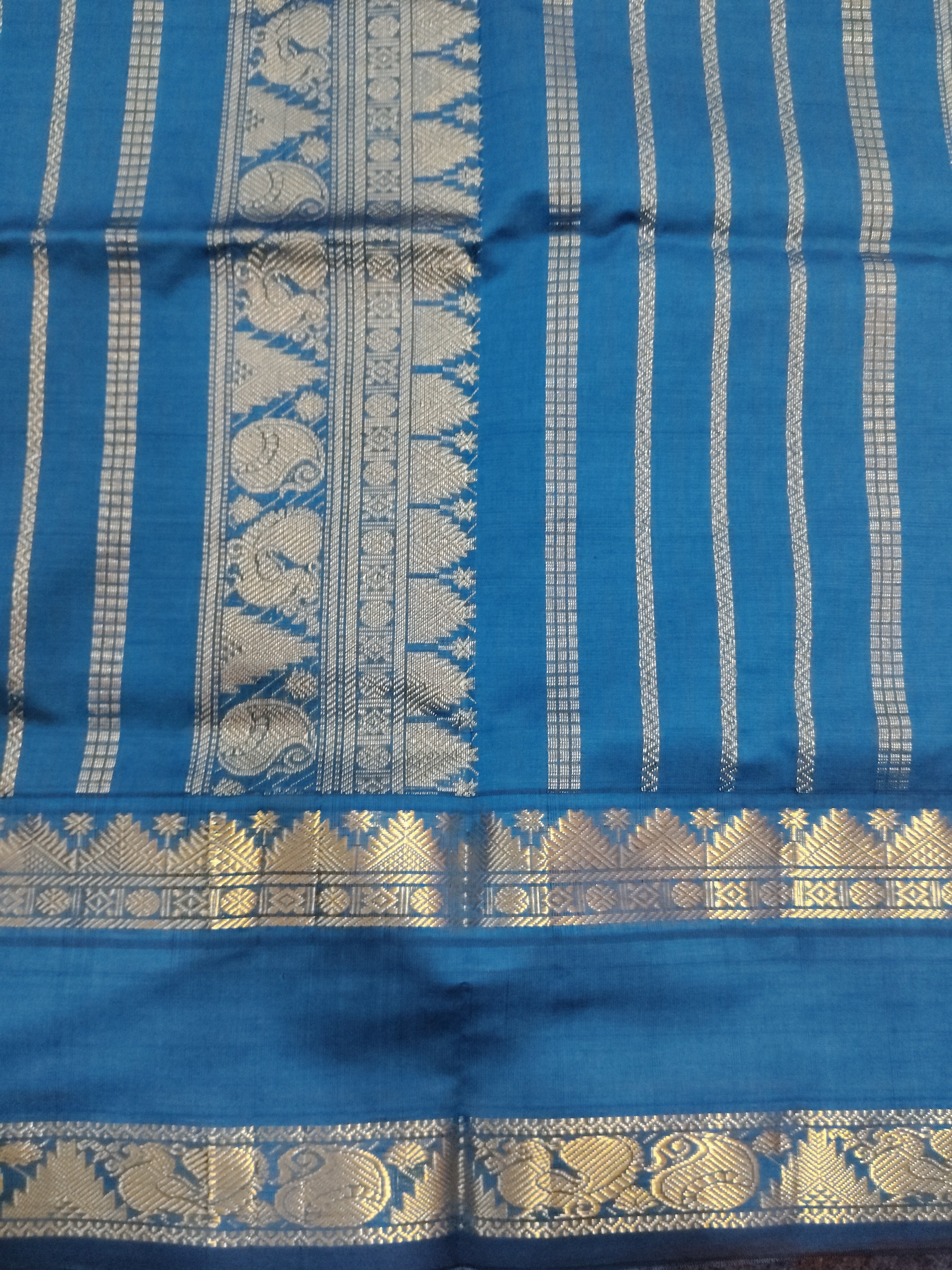 Semi silk Plain 6Yards