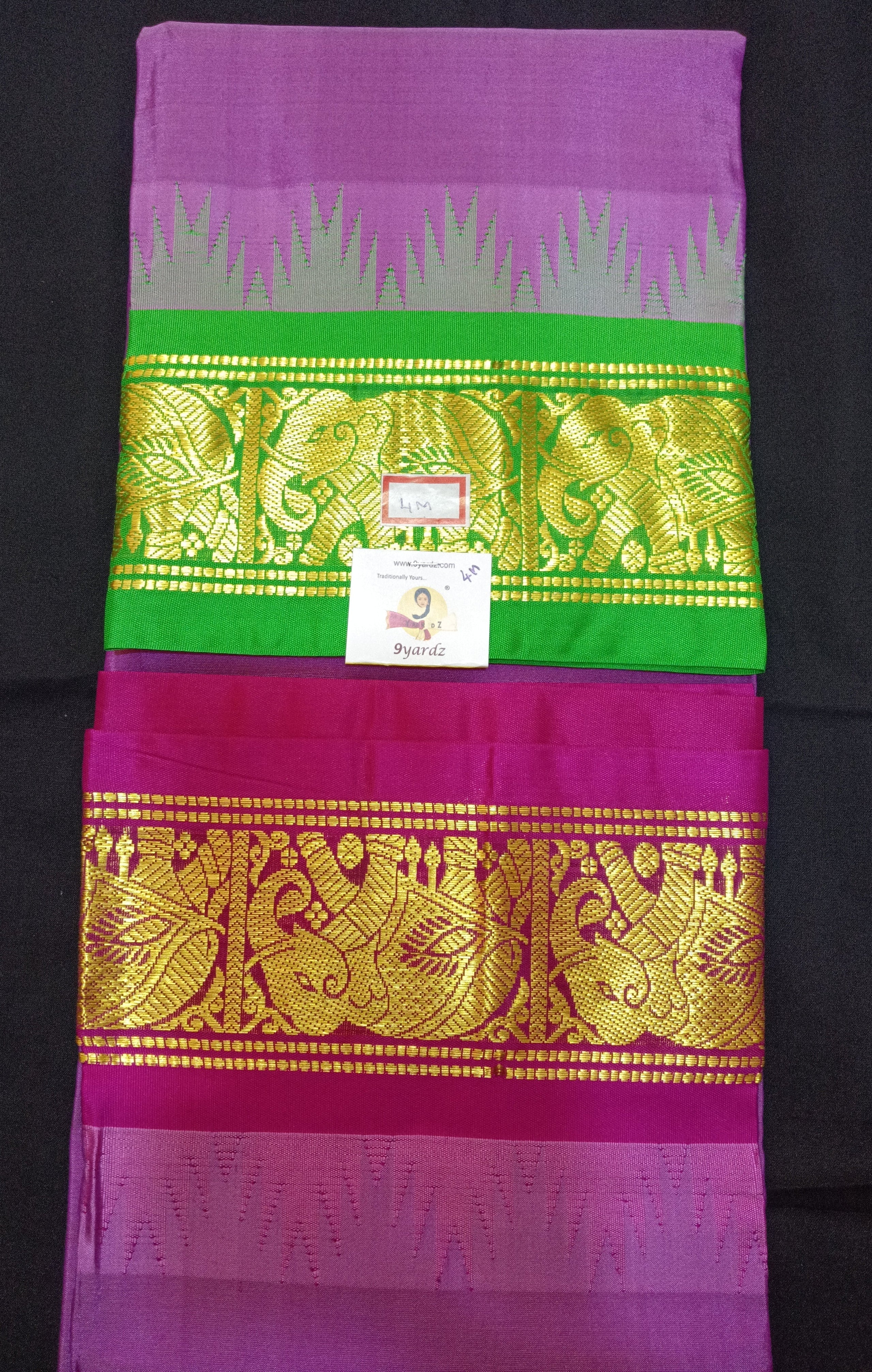 Pure silk Dhoti 4muzham Thalambhu