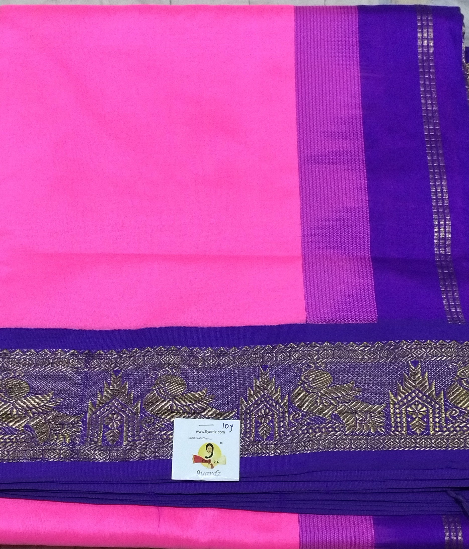 Semi Silk cotton Korvai Madisar