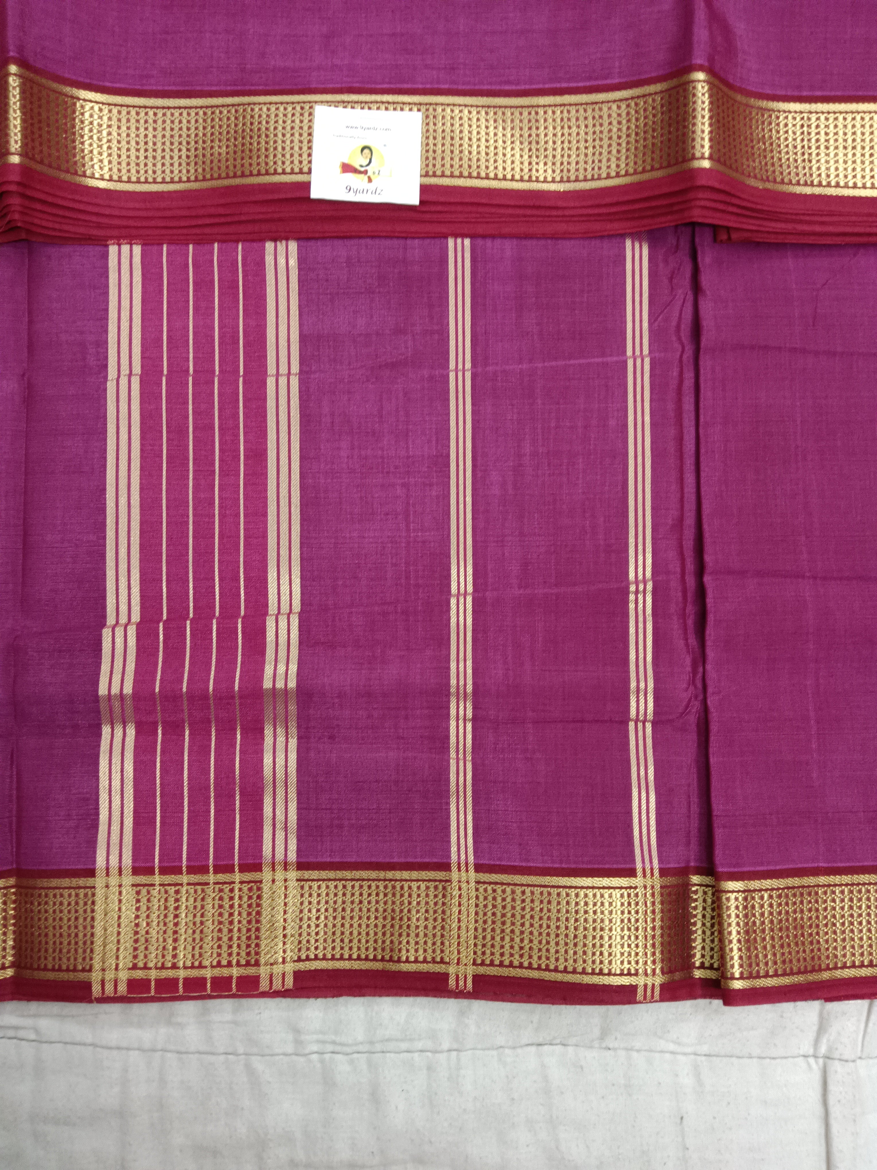 Devendra 60K border saree 10.5yards
