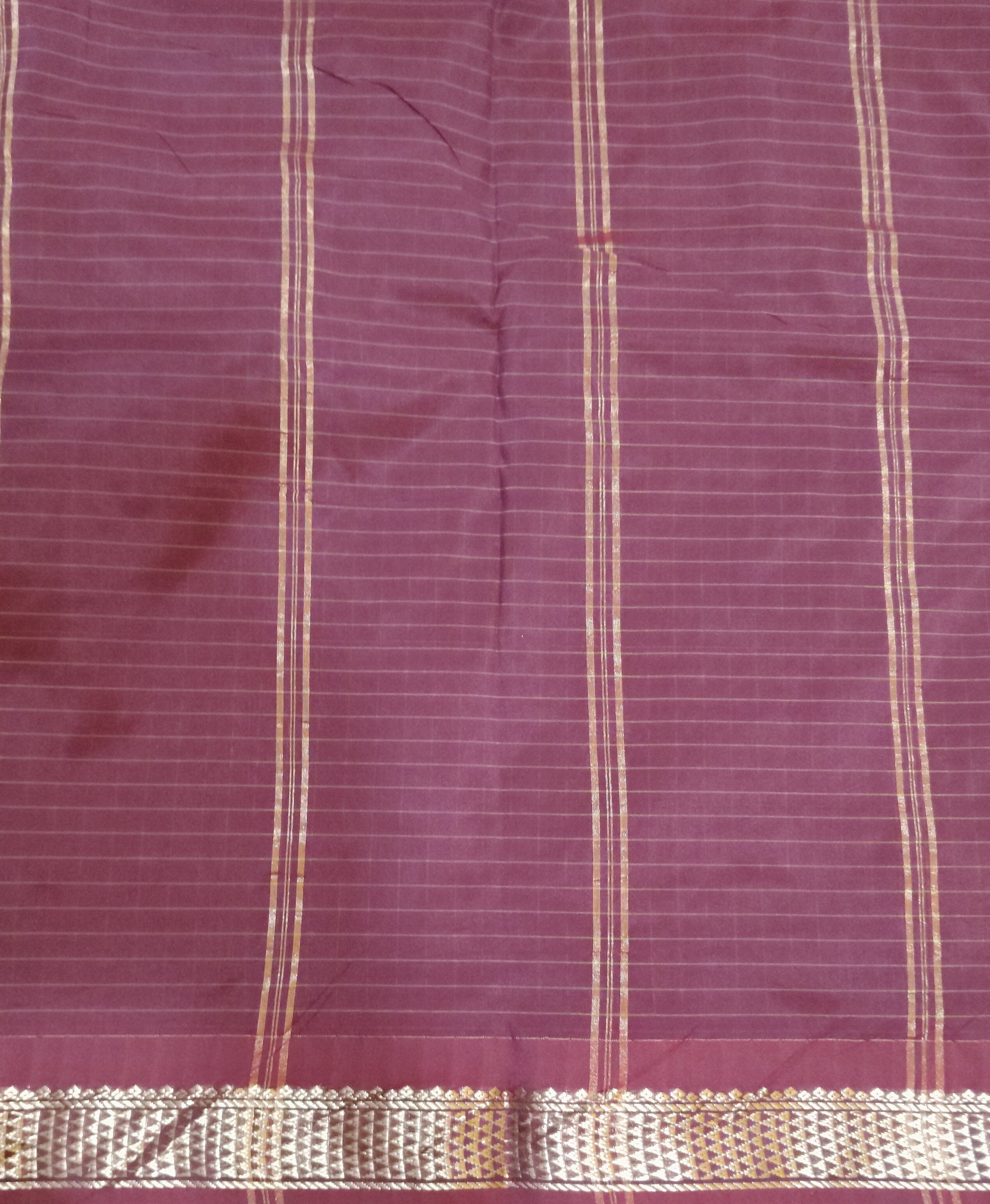 China silk checked 6yardz