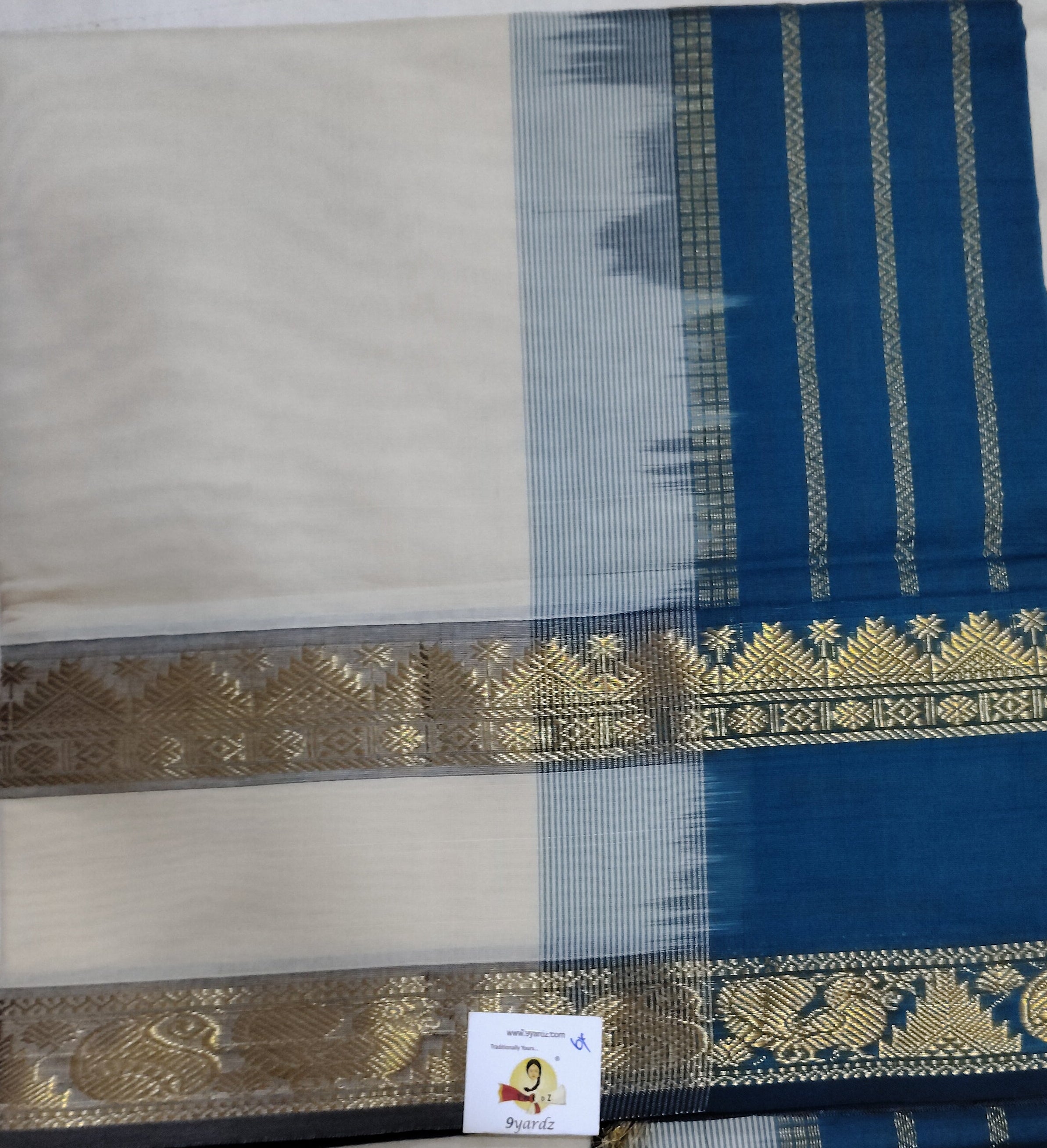 Semi silk Plain 6Yards