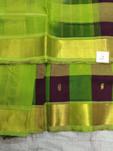 Load image into Gallery viewer, Pure silk cotton- palum pazhamum kattam with butta, 10yards (madisar)