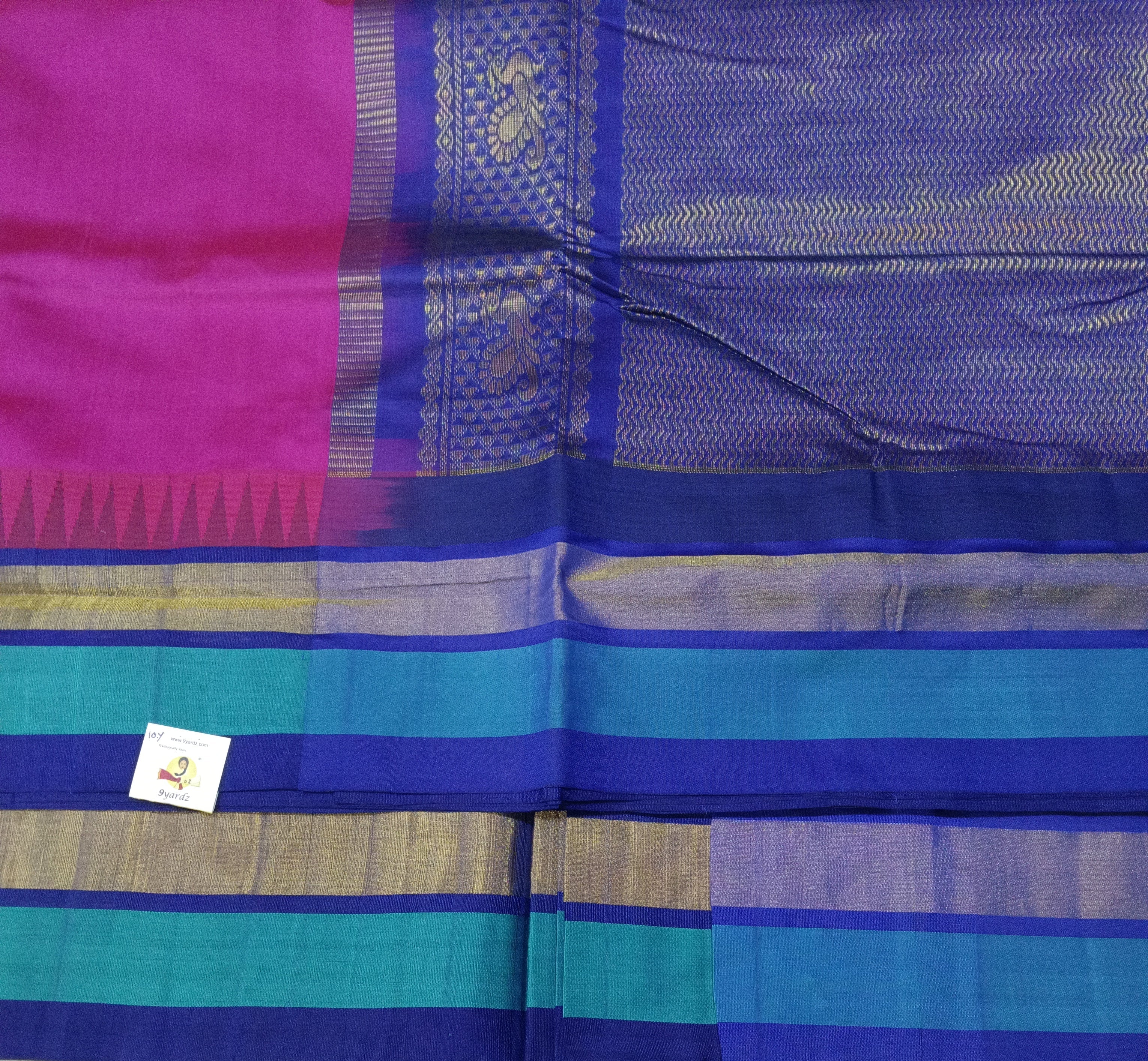 Semi Silk cotton Korvai Madisar