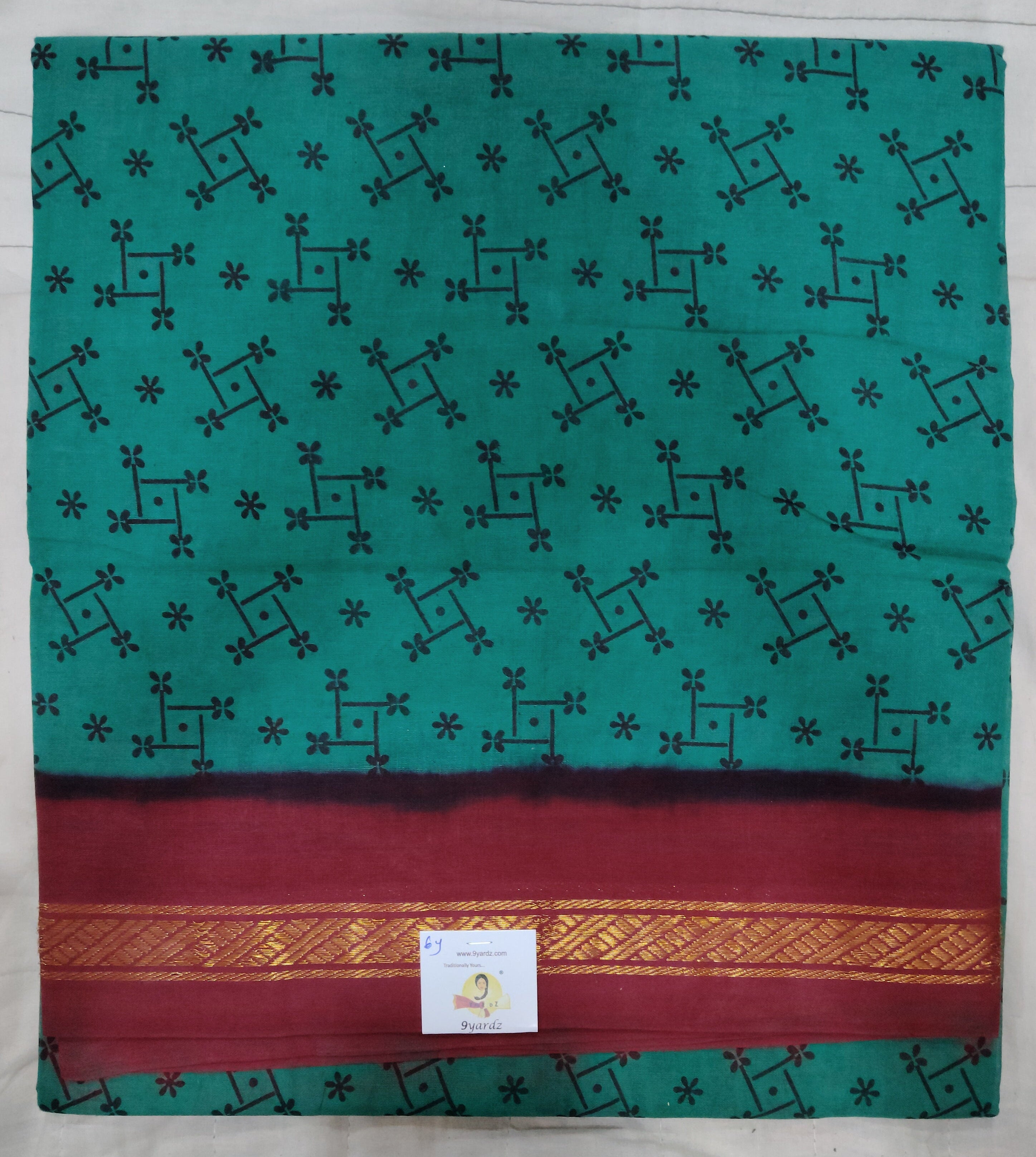 Sungudi cotton 6 yards