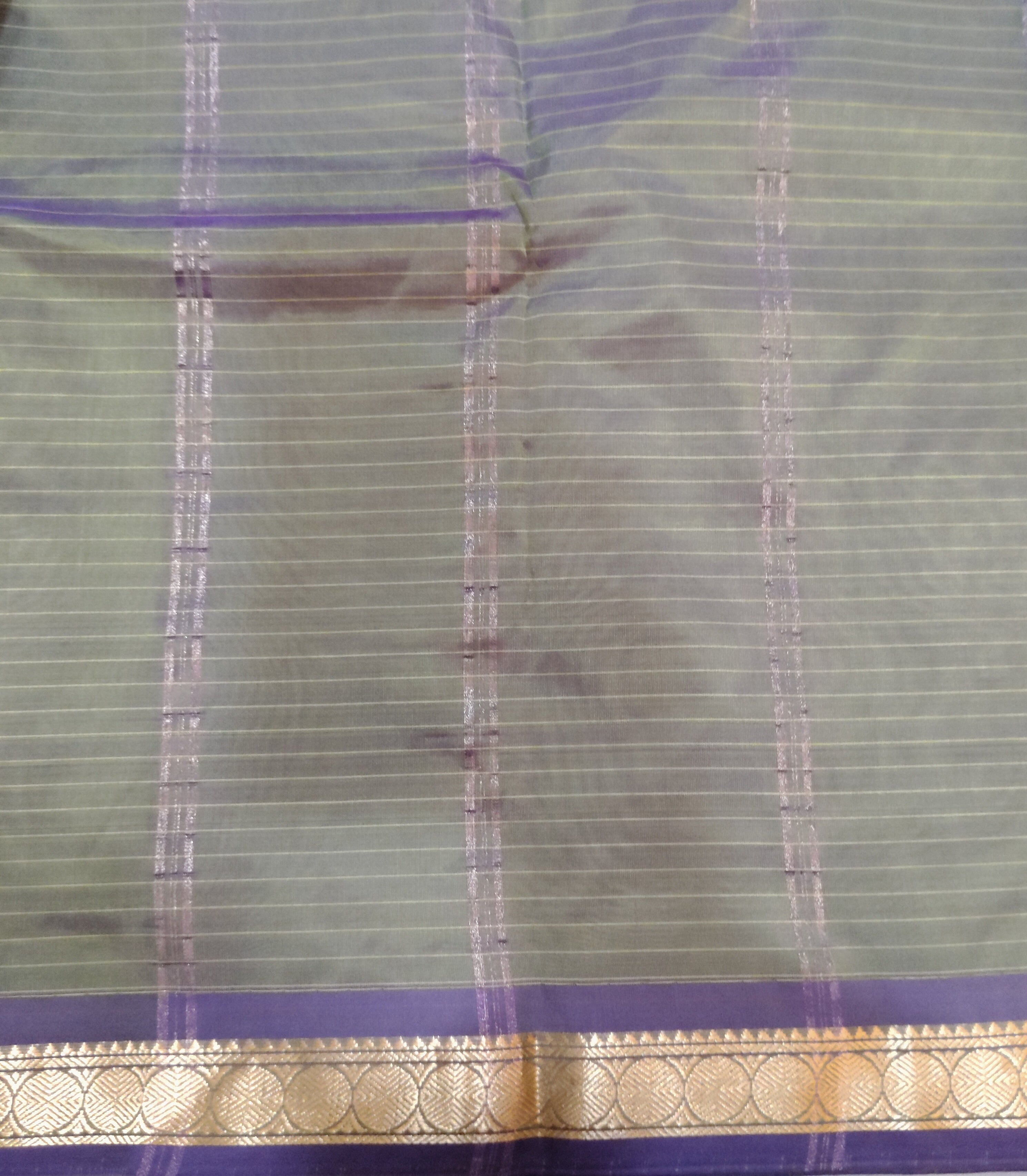 China silk checked 6yardz