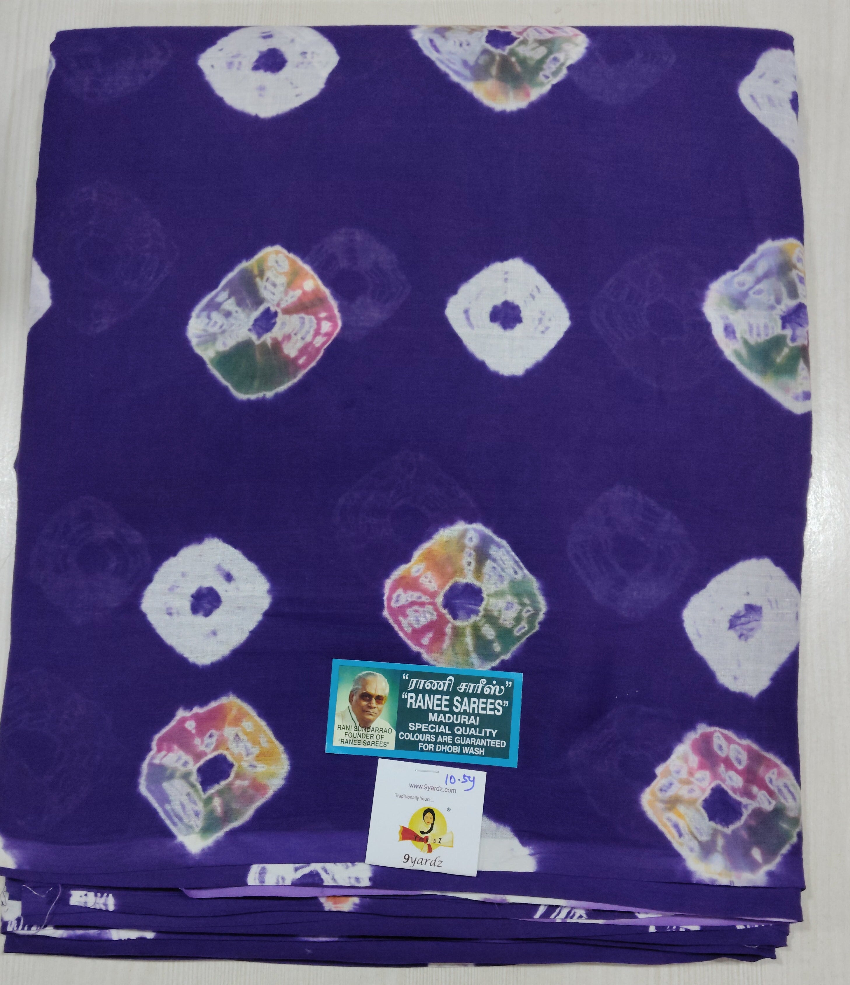 Ranee voyal saree 10.5yardz(9.5mtrs)