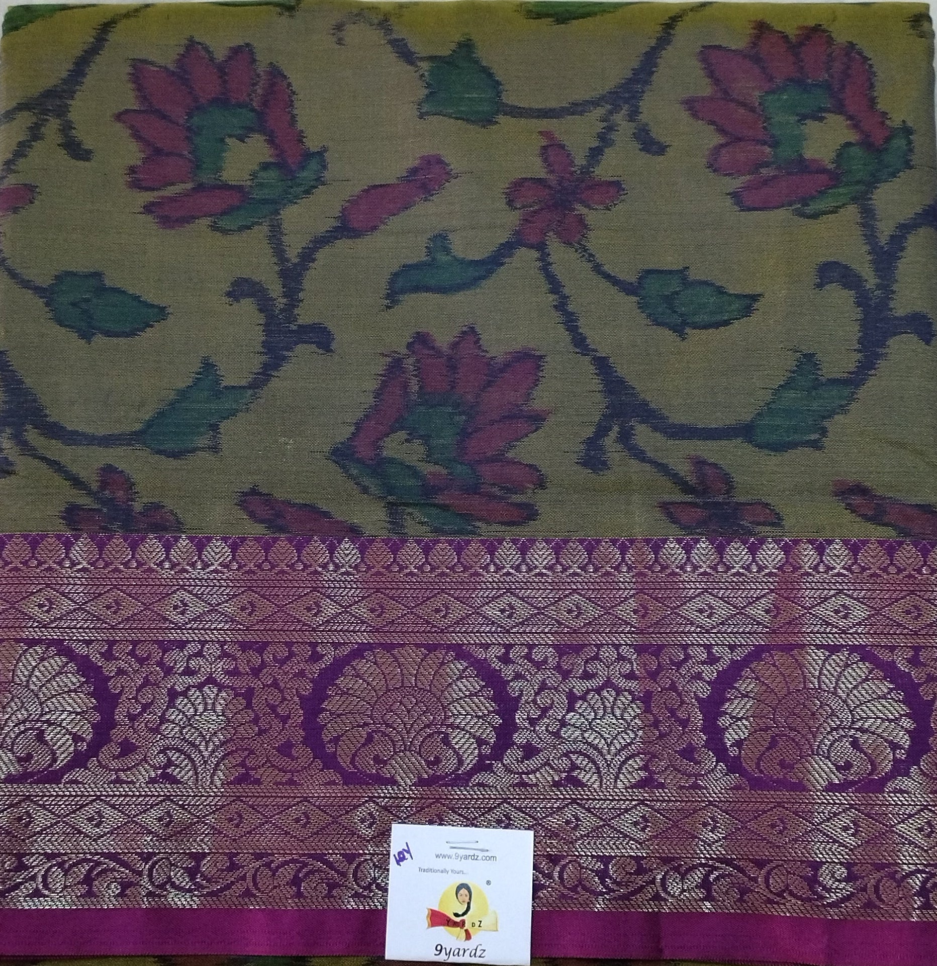 Ikkat semi silk madisar