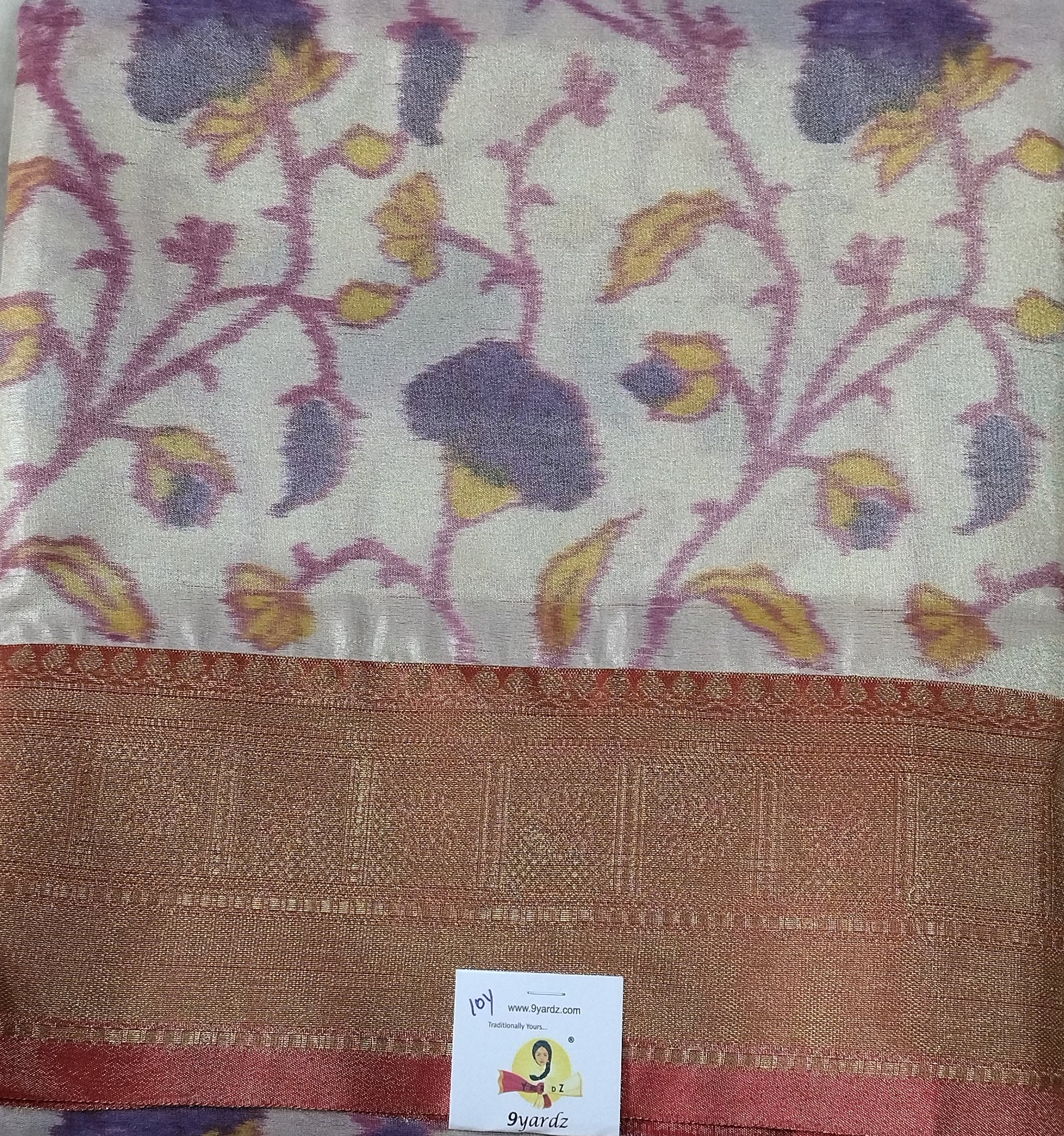 Ikkat semi silk madisar