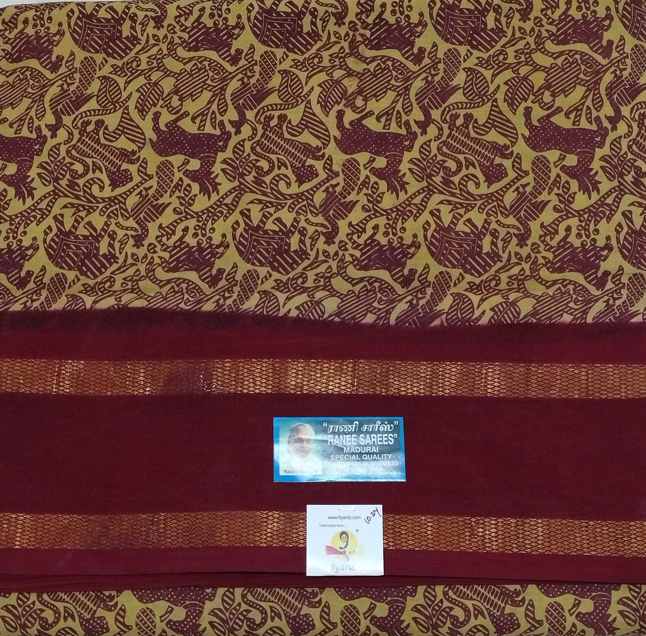 Ranee voyal saree 10.5yardz(9.5mtrs)