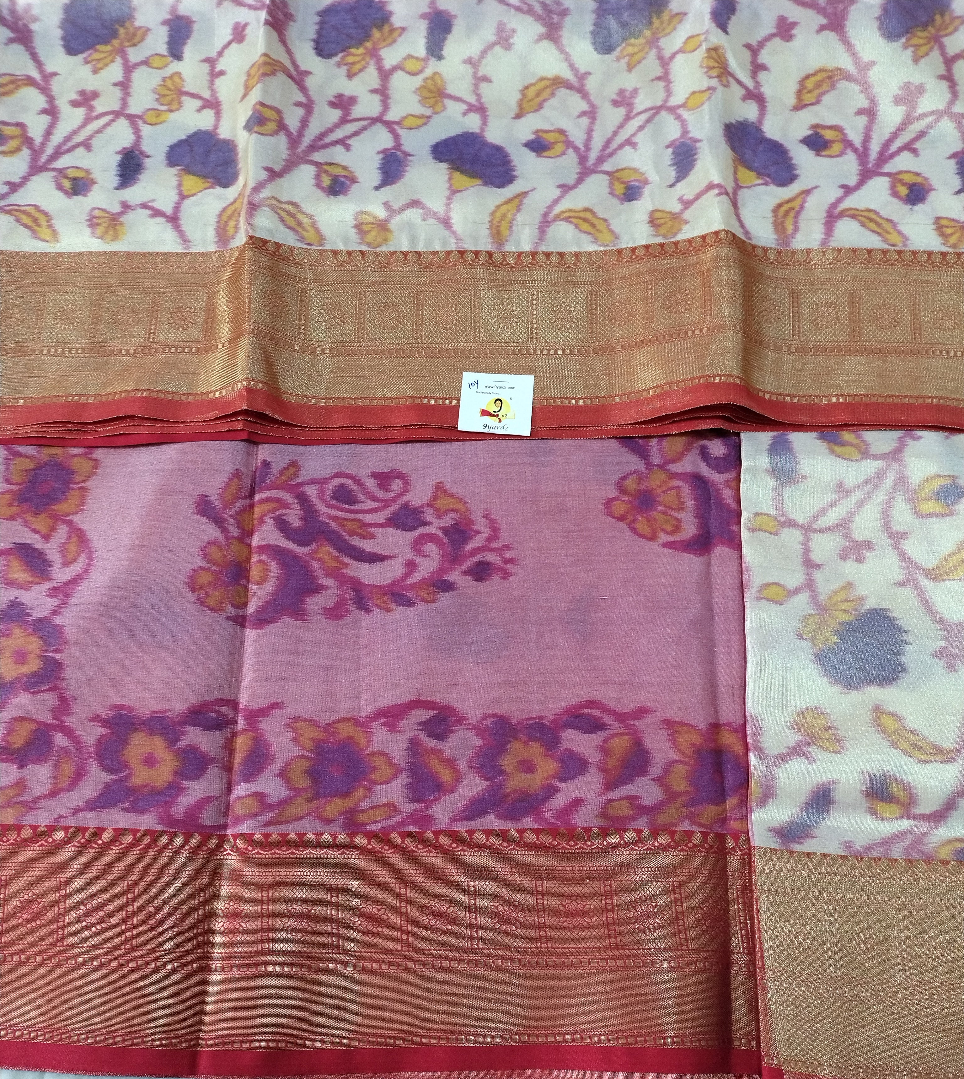 Ikkat semi silk madisar
