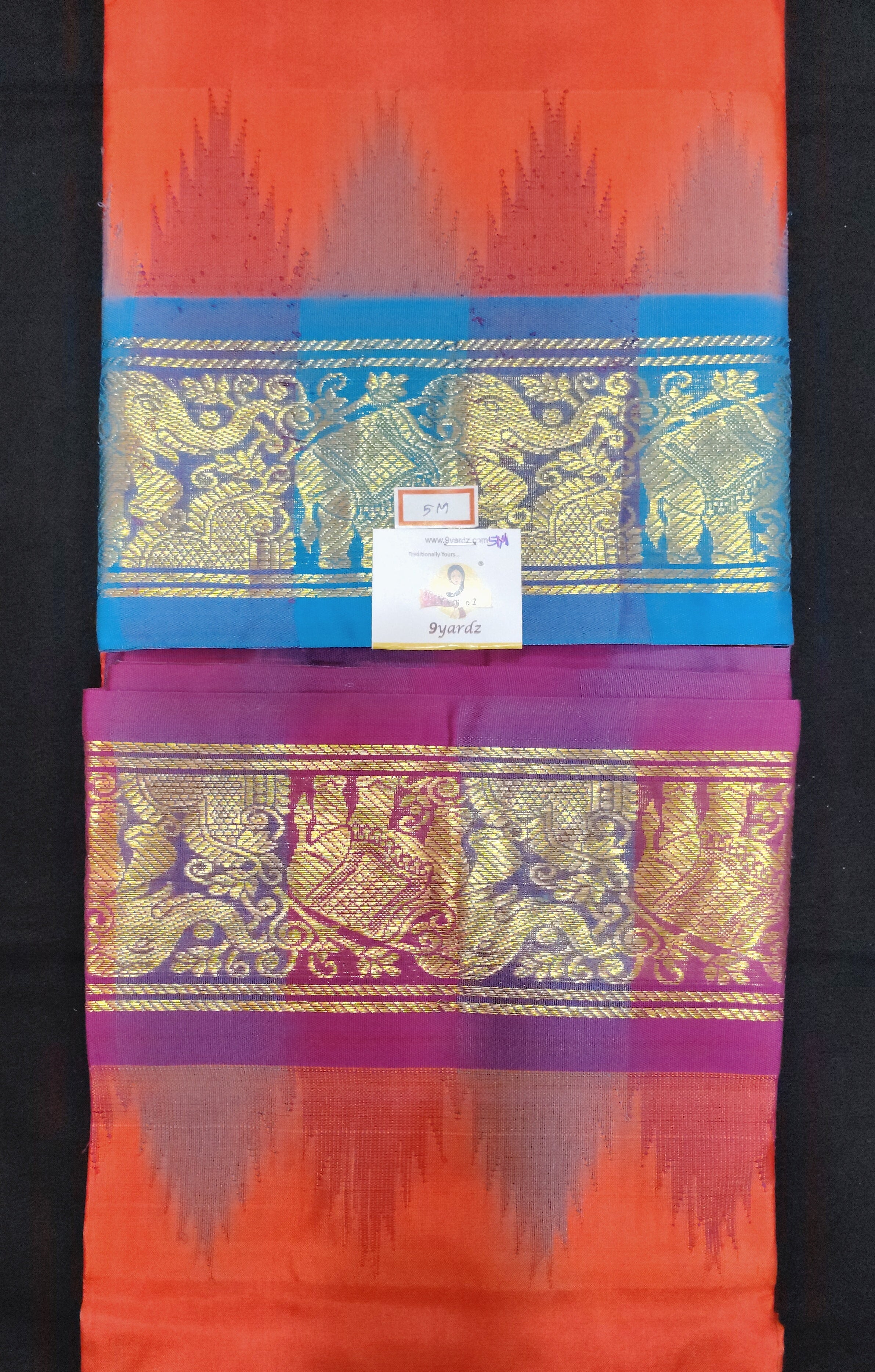 Pure silk Dhoti 5muzham Thalambhu