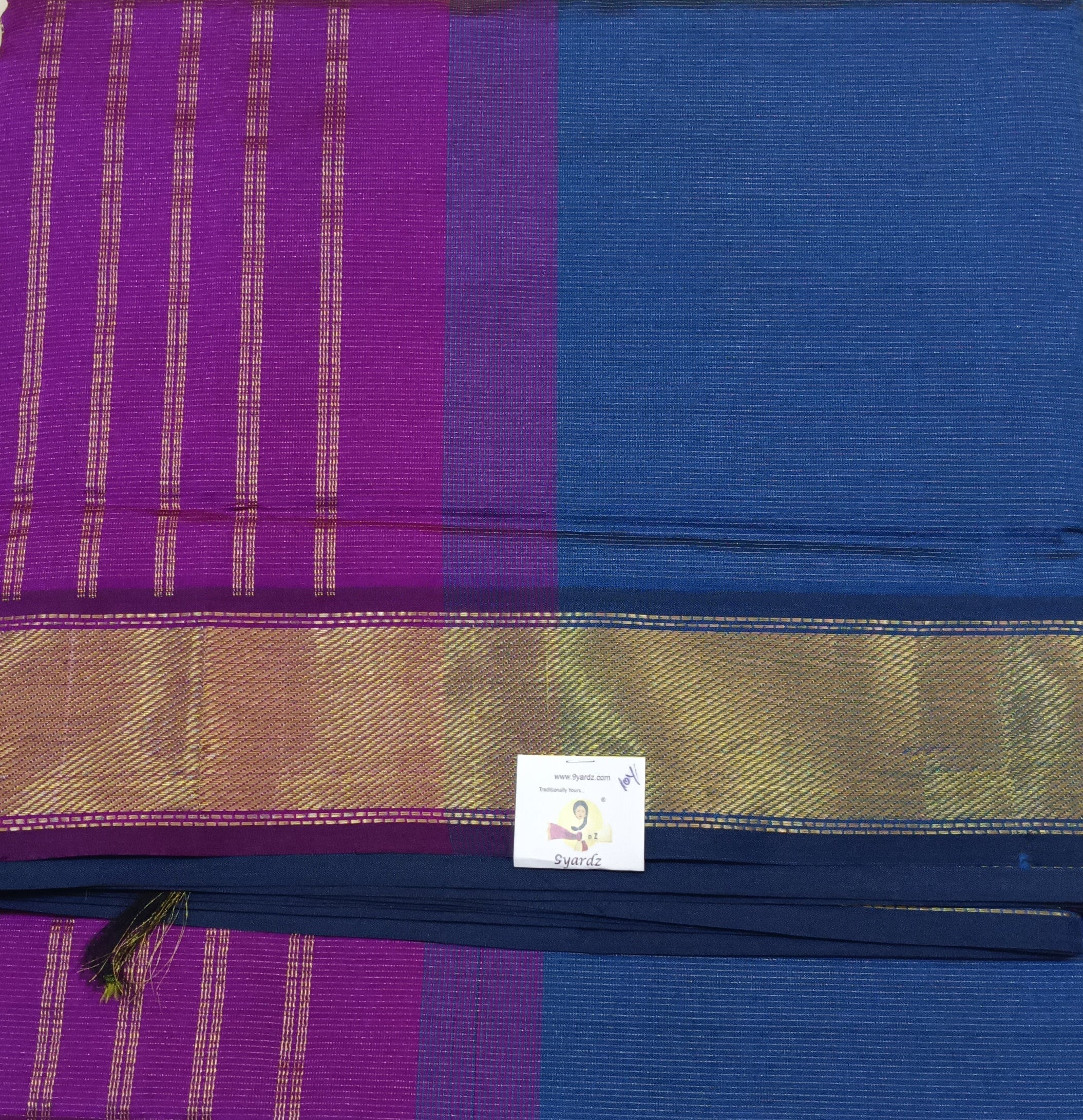 Semi Silk cotton vairavoosi Madisar 10yards