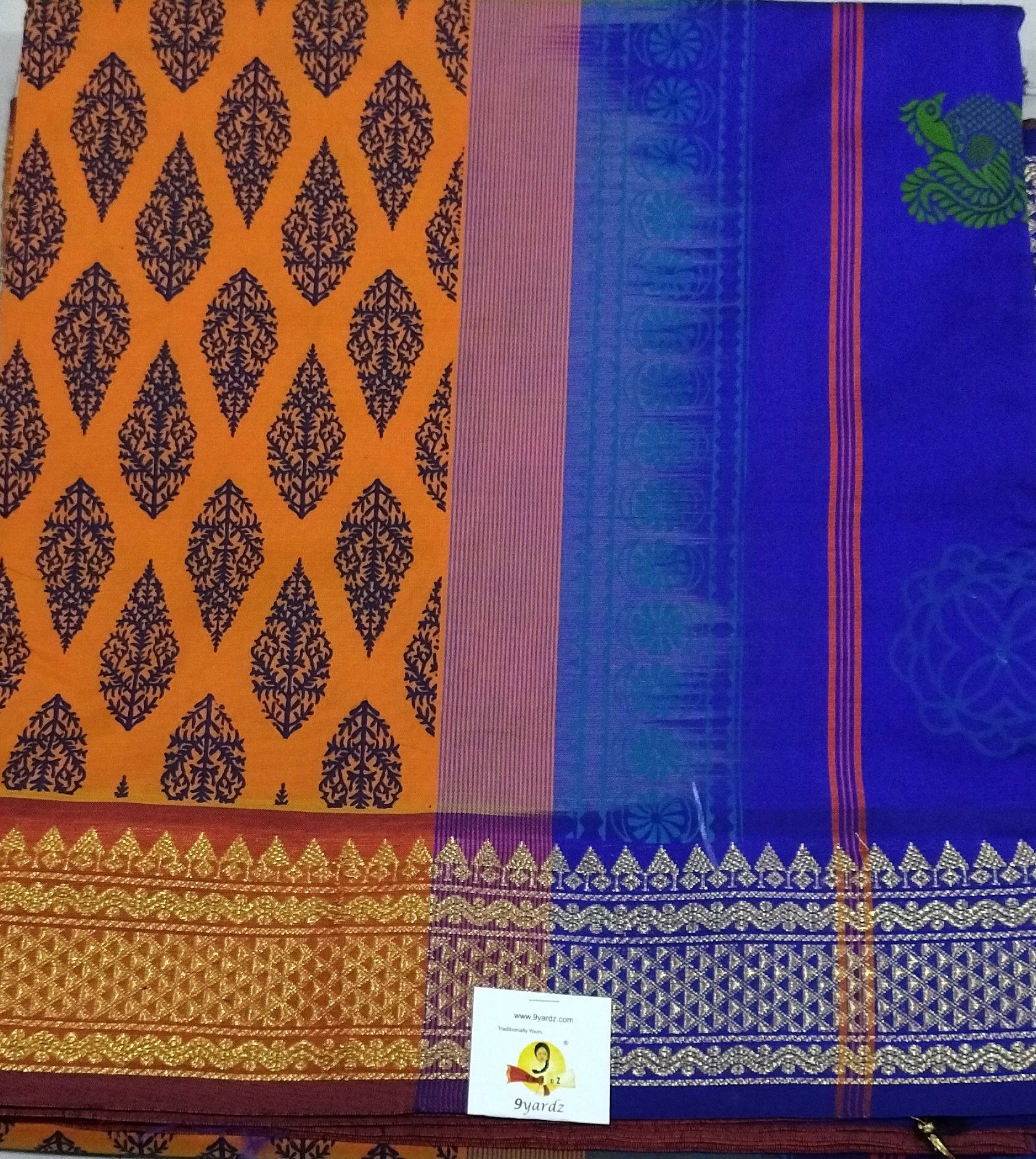 Semi silk Printed 6Yards