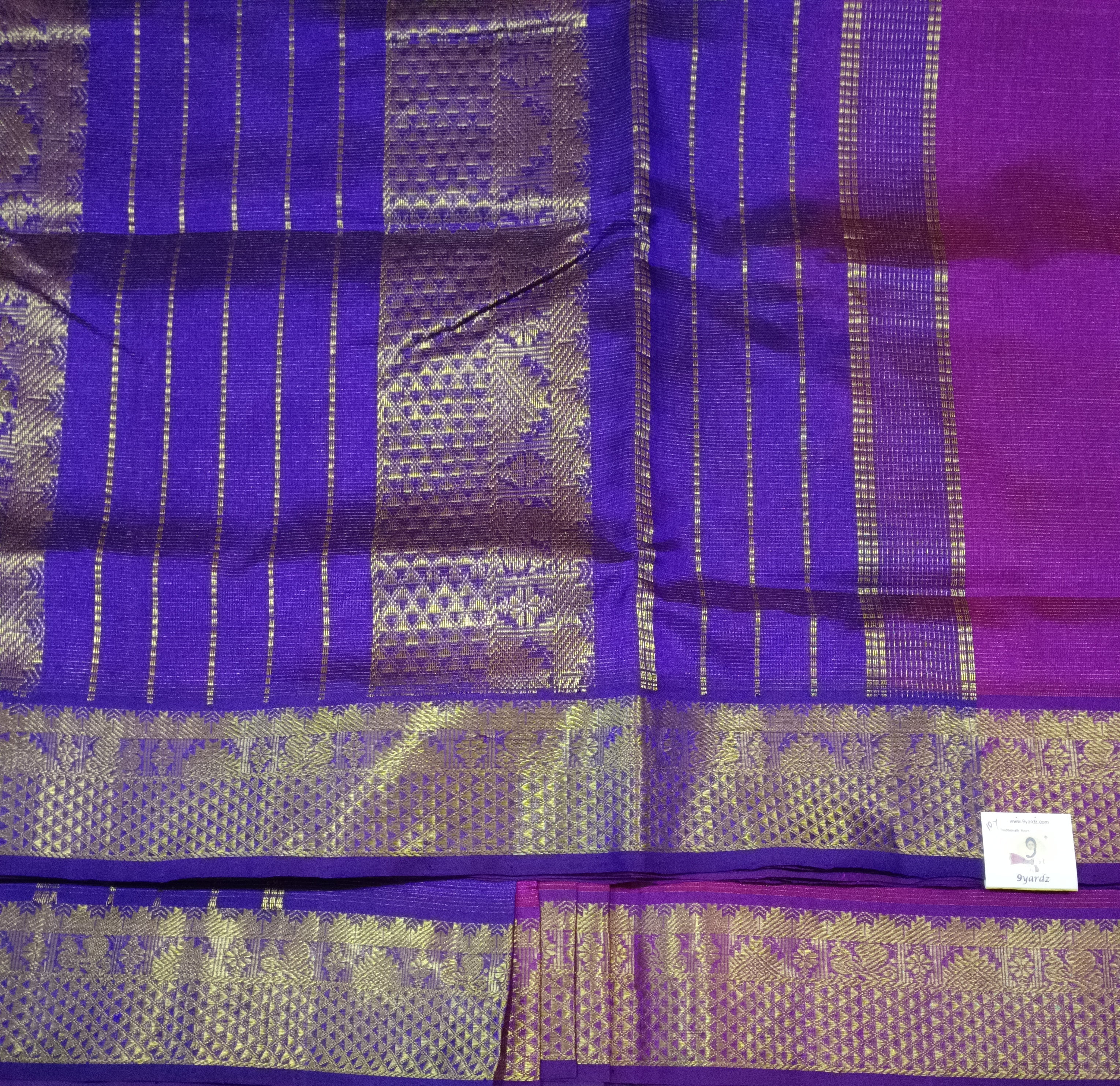 Pure silk cotton 10yards vairavoosi madisar