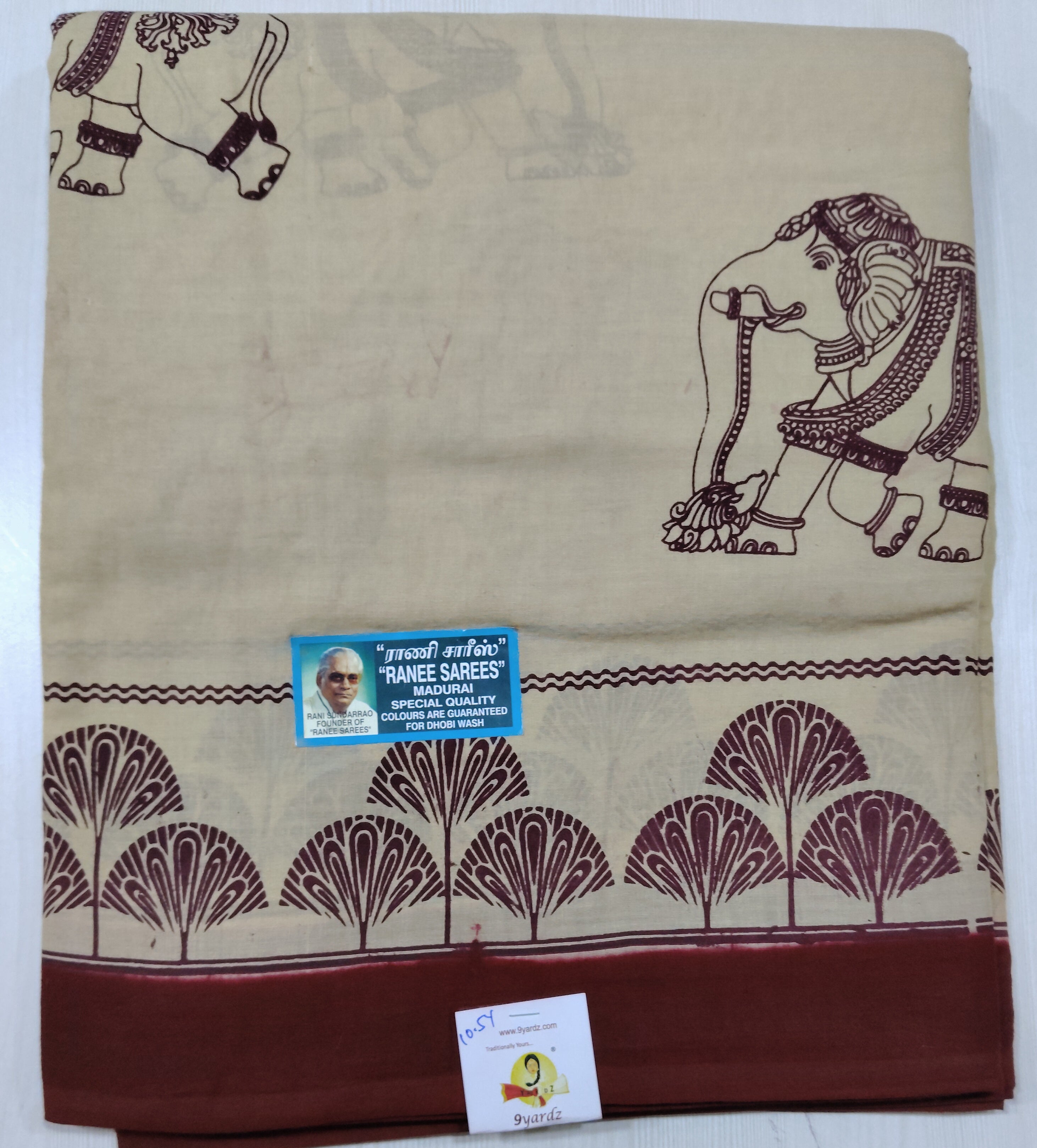 Ranee voyal saree 10.5yardz(9.5mtrs)