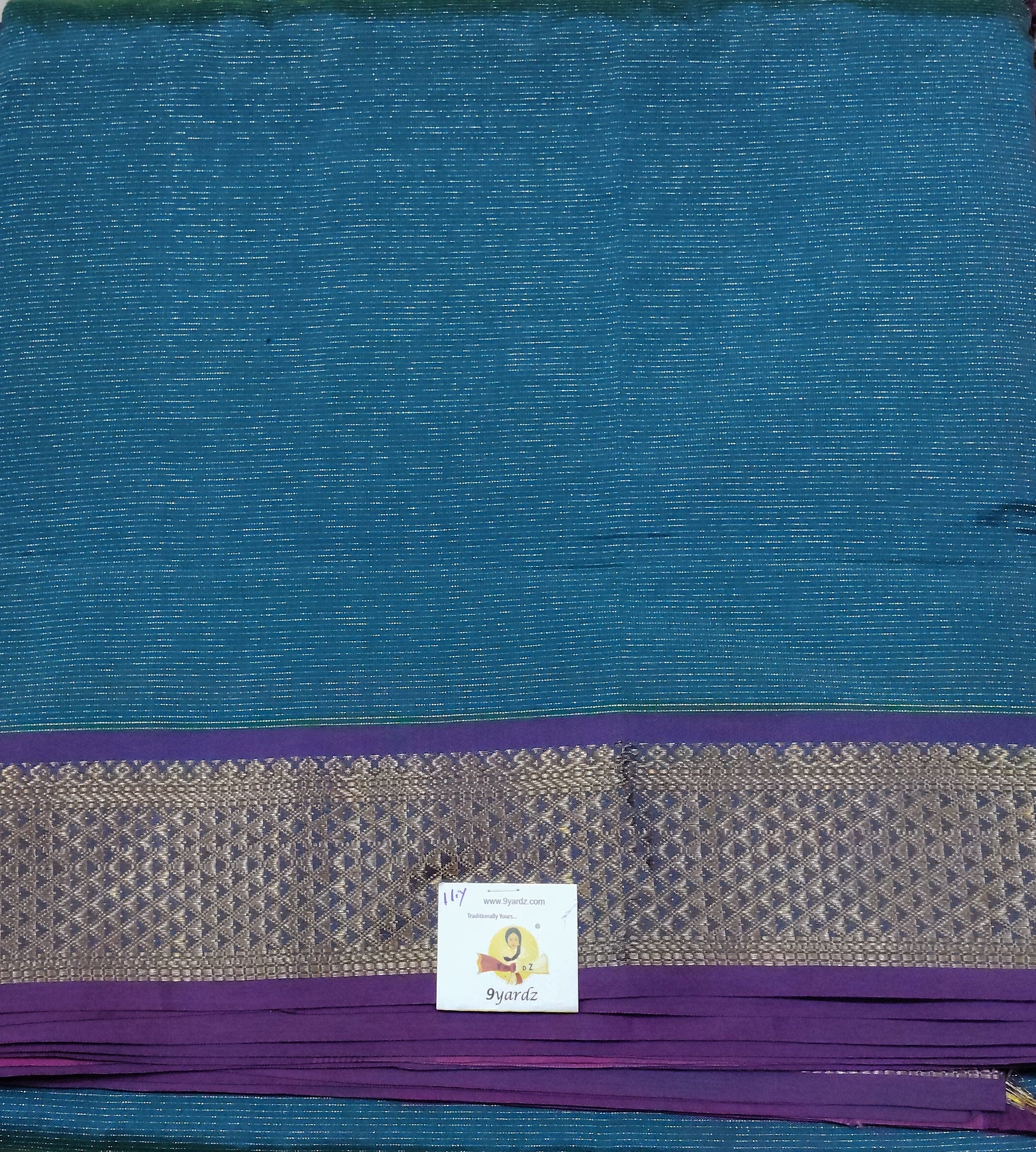 Semi Silk cotton Vairavoosi 11.yardz