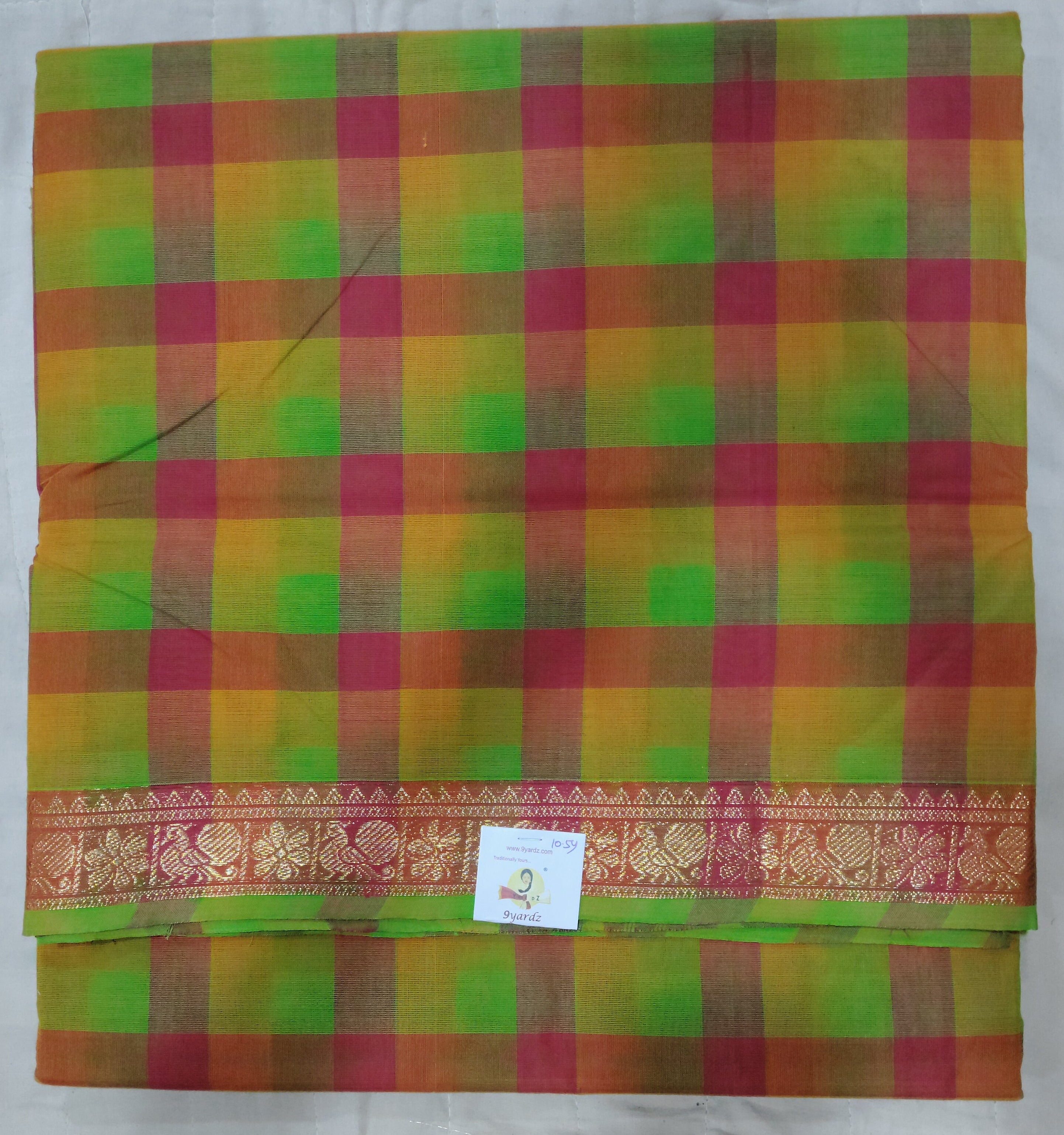 Chettinadu / Karaikudi cotton 10.5yards madisar