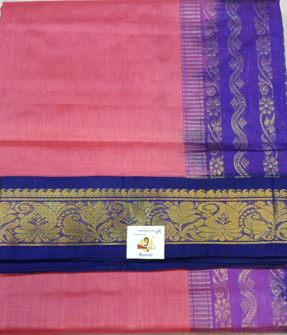 Pure silk cotton -Korvai 10yards madisar