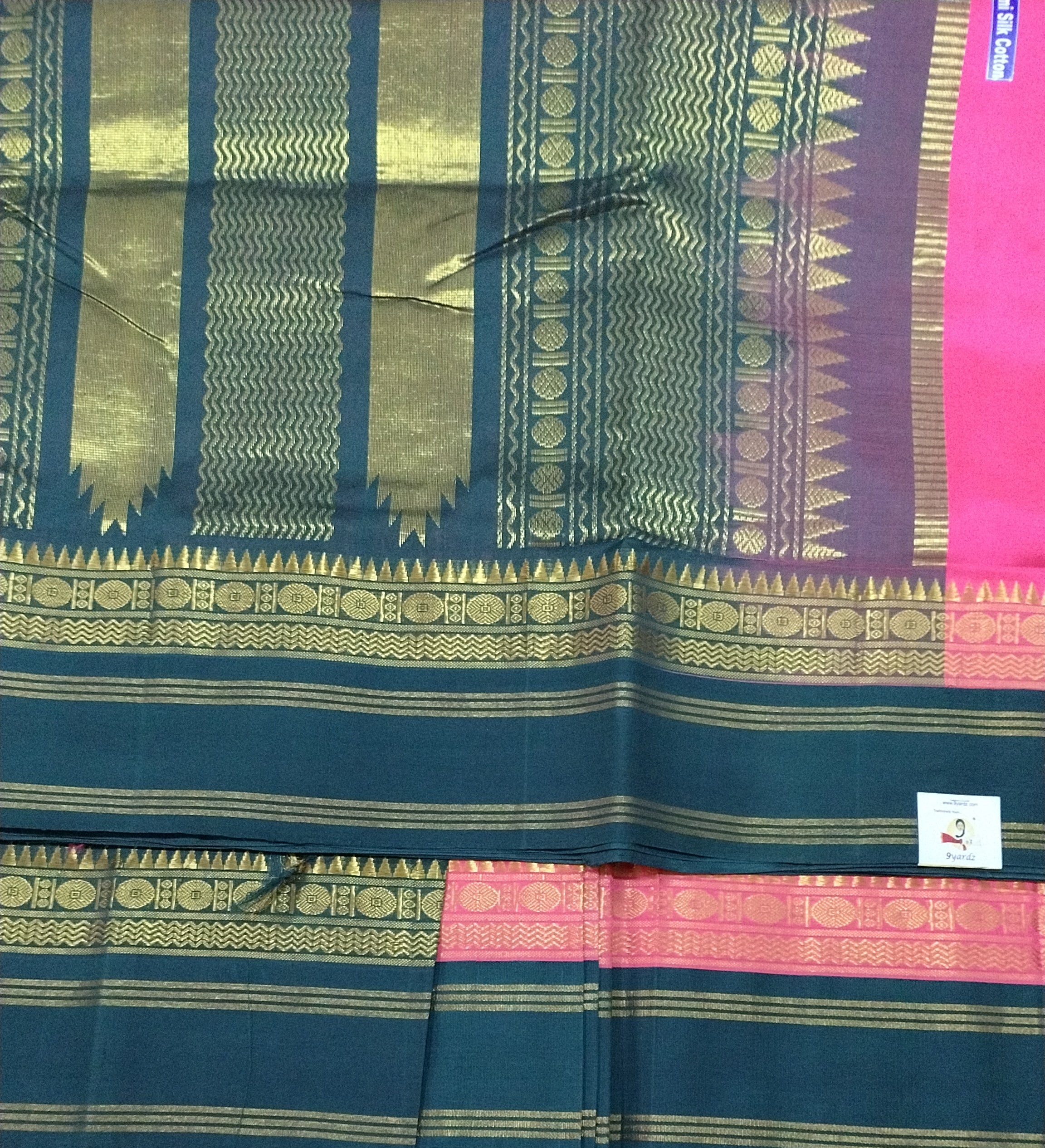 Semi Silk cotton Korvai Madisar