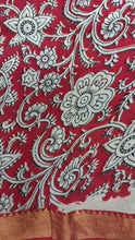 Load image into Gallery viewer, Kalamkari Silk 6yardz
