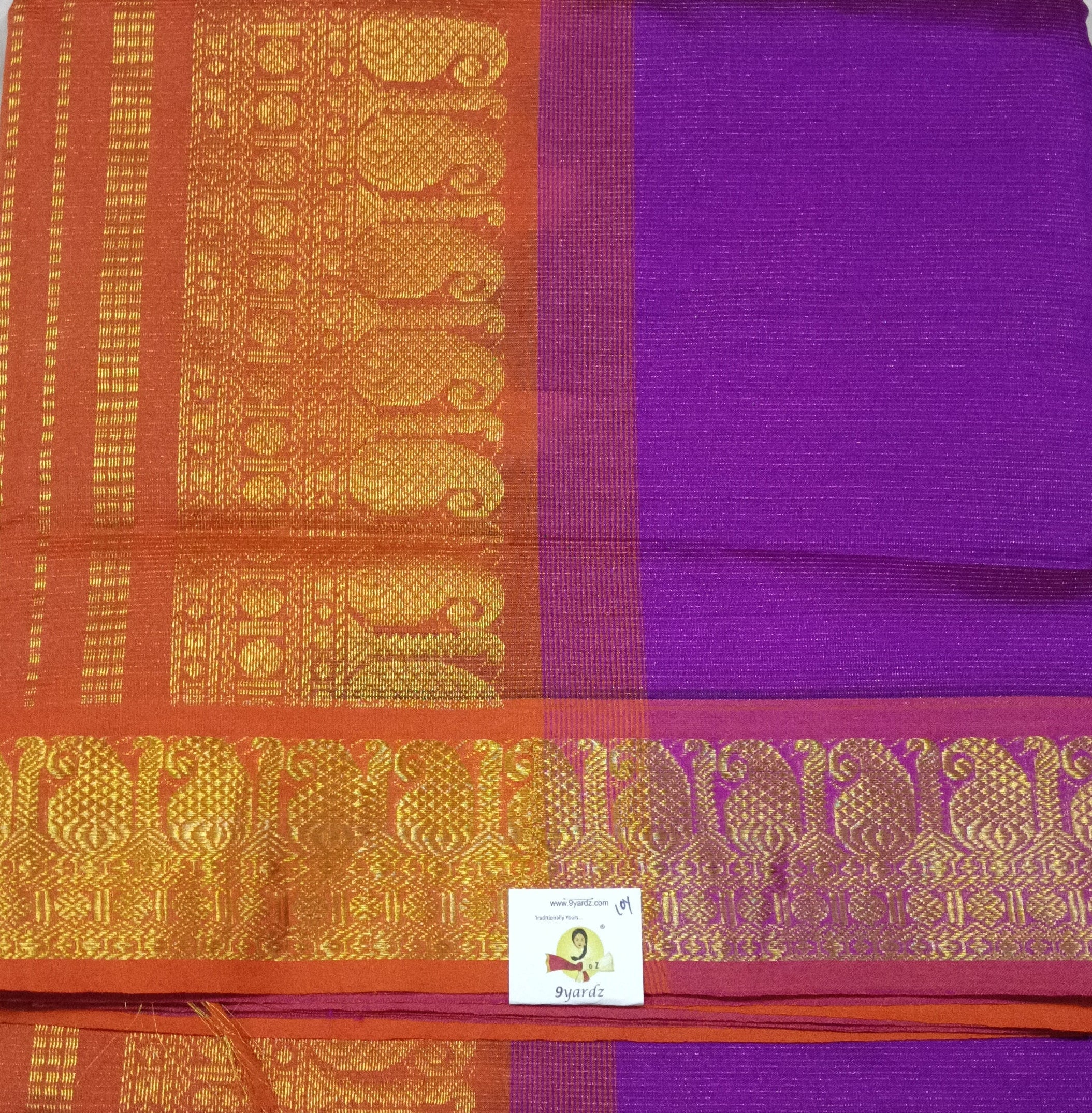 Semi Silk cotton vairavoosi Madisar 10yards